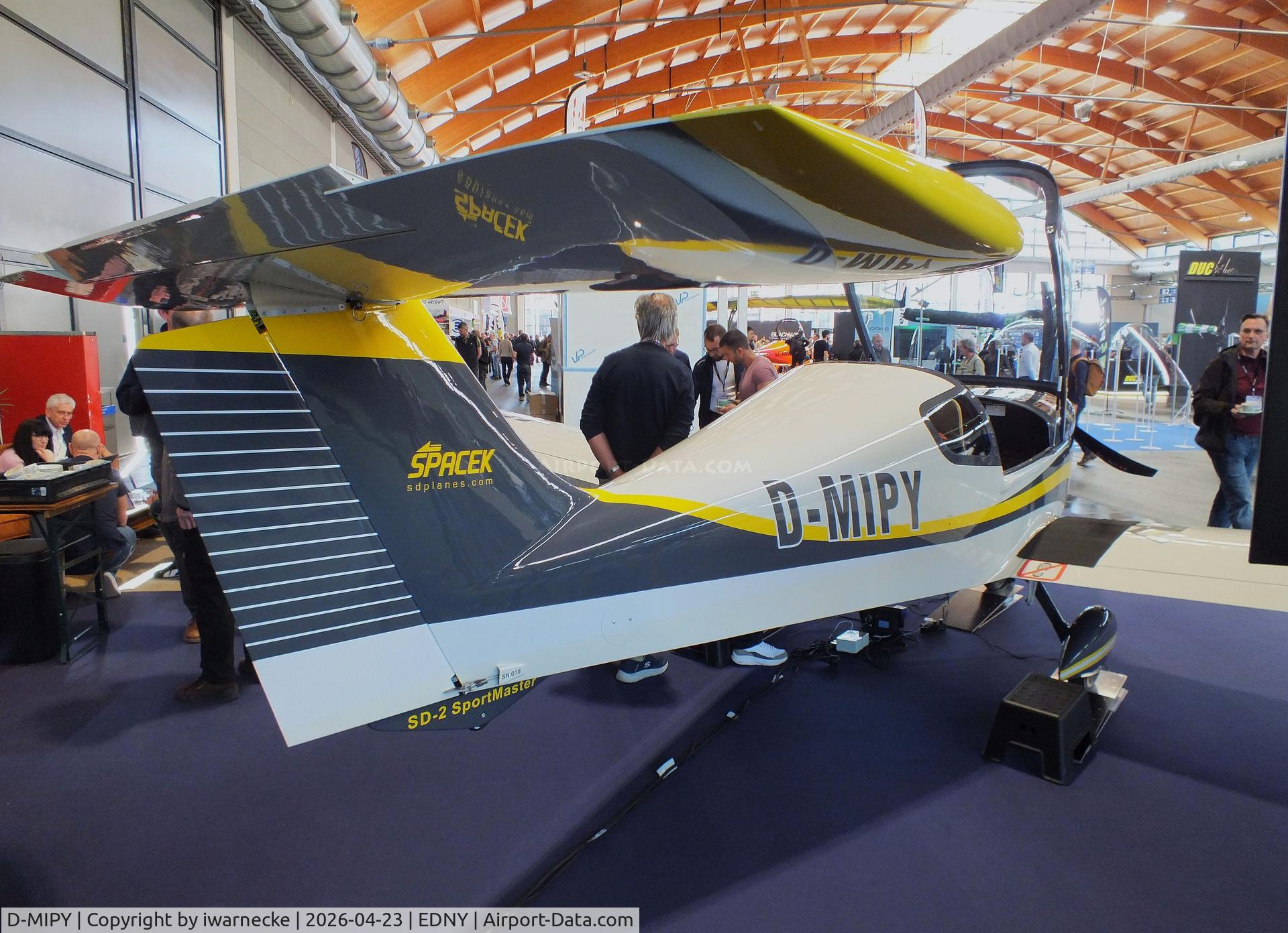 D-MIPY, Spacek SD-2 SportMaster, c/n 011, Spacek SD-2 SportMaster at the AERO 2026, Friedrichshafen