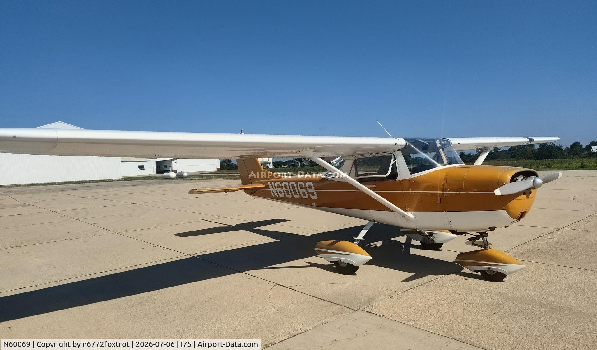 N60069, 1968 Cessna 150J, c/n 15070052, Flew into look at a ErCoupe for sale