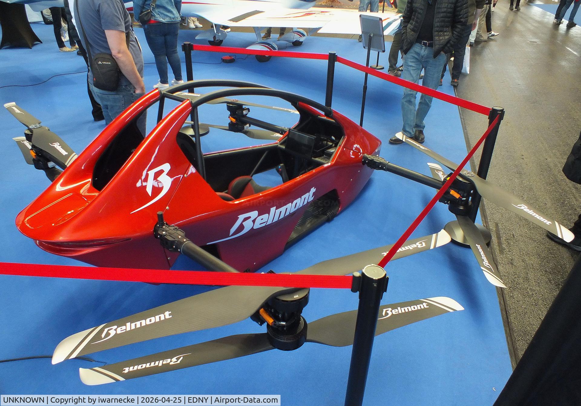 UNKNOWN, 2026 Belmont S-Zero, c/n 01, Belmont S-Zero E-VTOL with 8 electric motors at the AERO 2026, Friedrichshafen