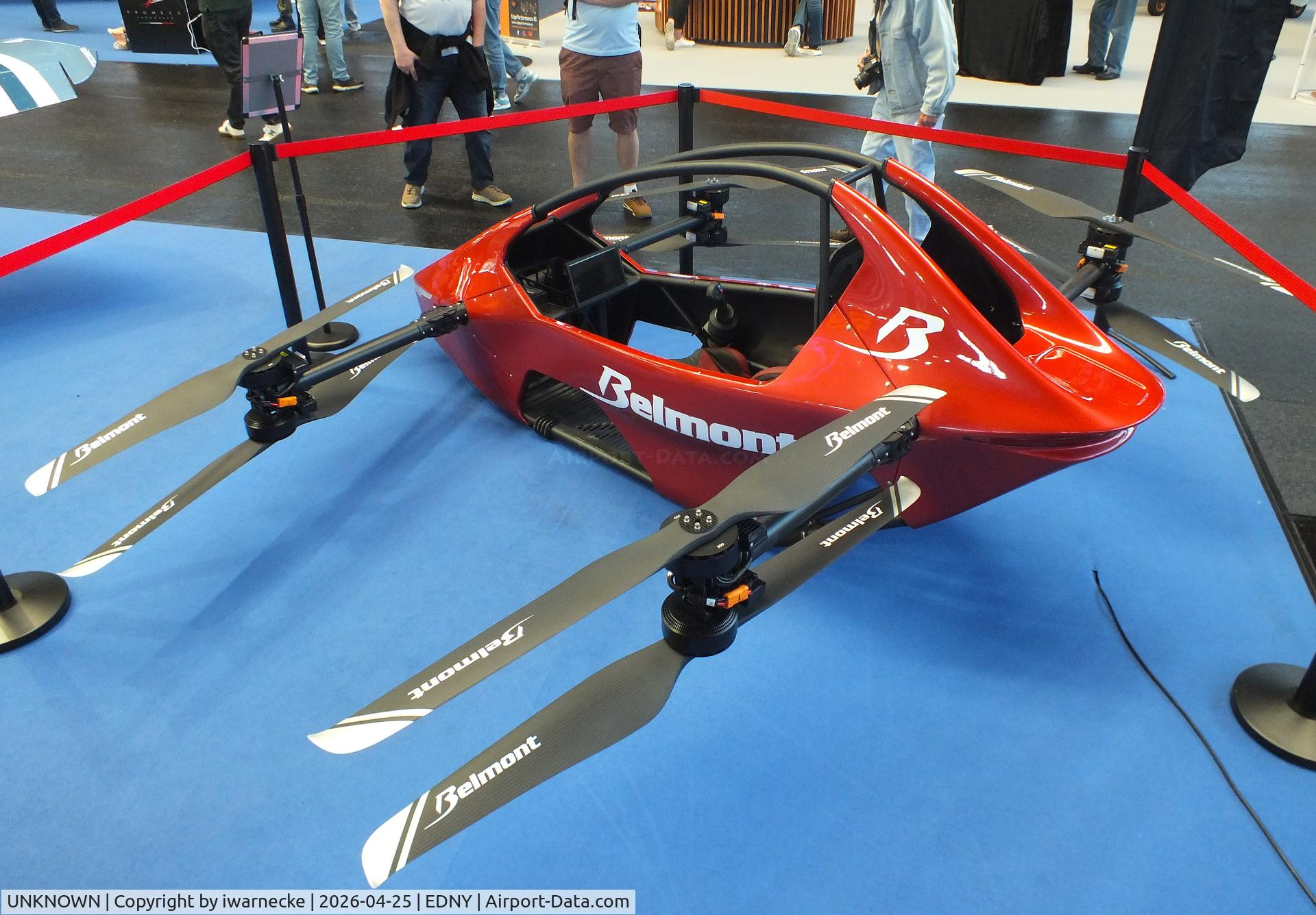 UNKNOWN, 2026 Belmont S-Zero, c/n 01, Belmont S-Zero E-VTOL with 8 electric motors at the AERO 2026, Friedrichshafen