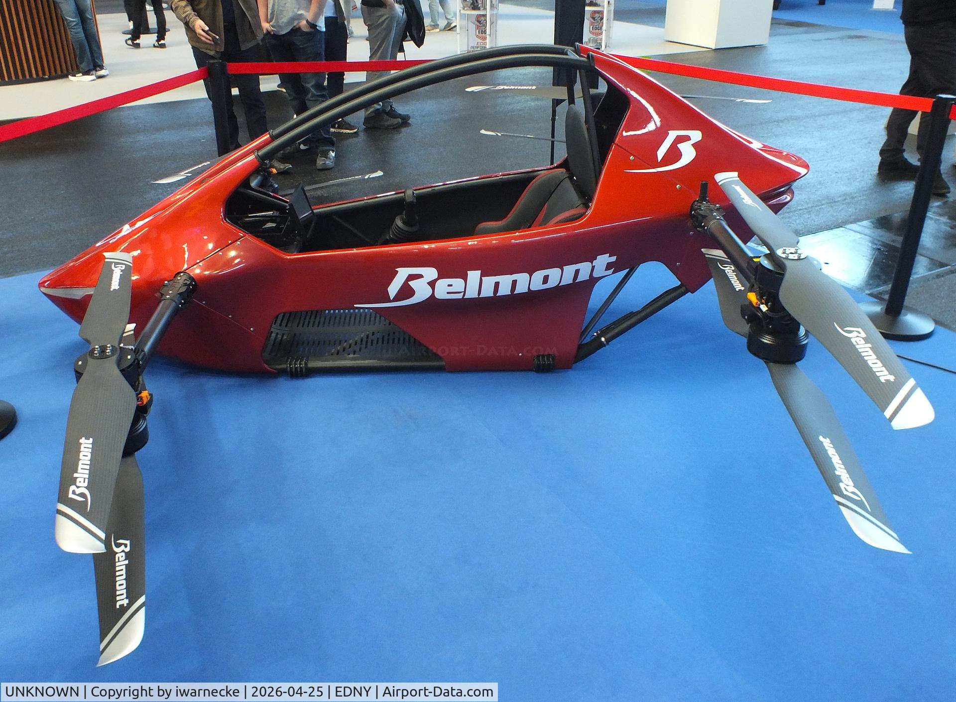 UNKNOWN, 2026 Belmont S-Zero, c/n 01, Belmont S-Zero E-VTOL with 8 electric motors at the AERO 2026, Friedrichshafen