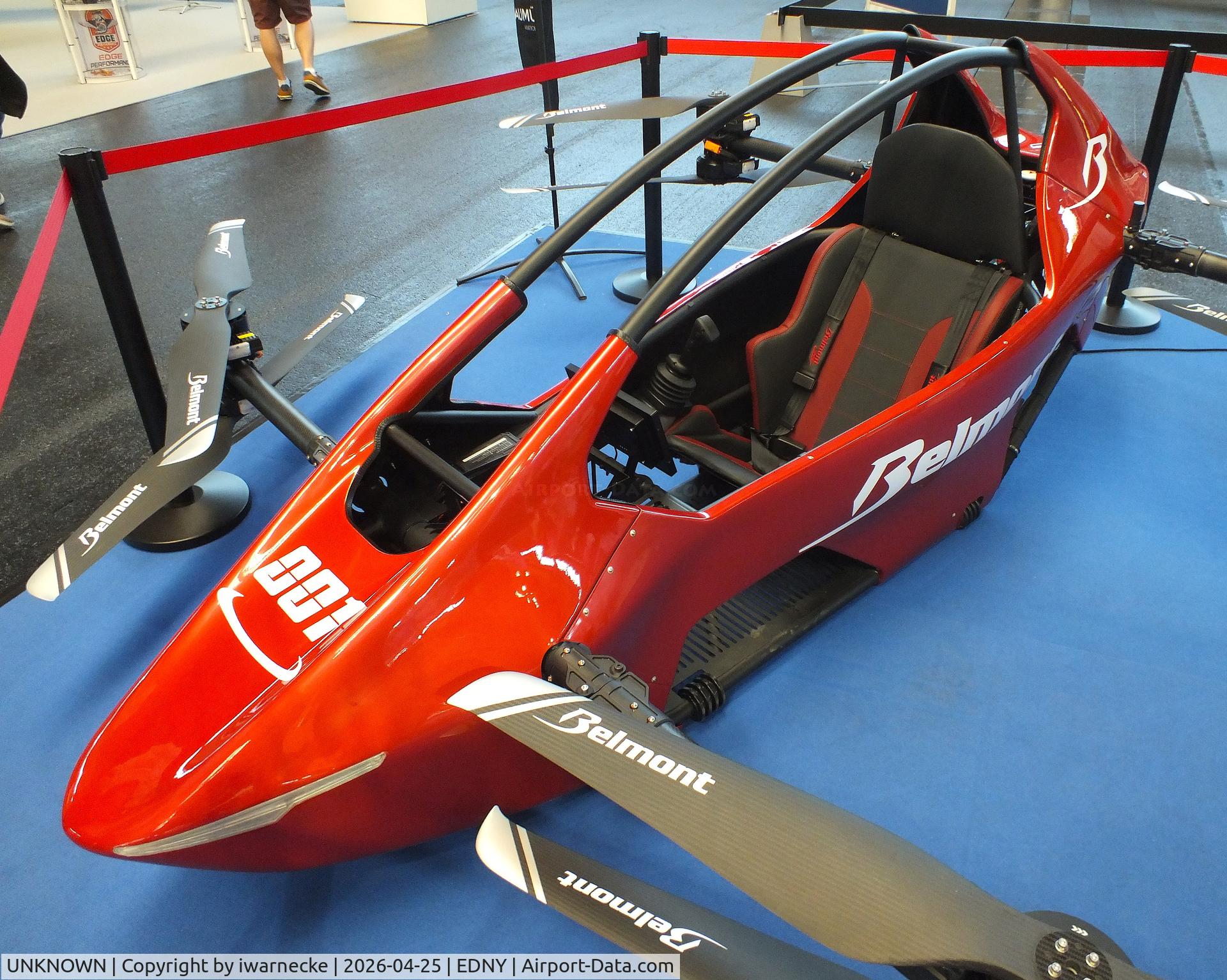 UNKNOWN, 2026 Belmont S-Zero, c/n 01, Belmont S-Zero E-VTOL with 8 electric motors at the AERO 2026, Friedrichshafen