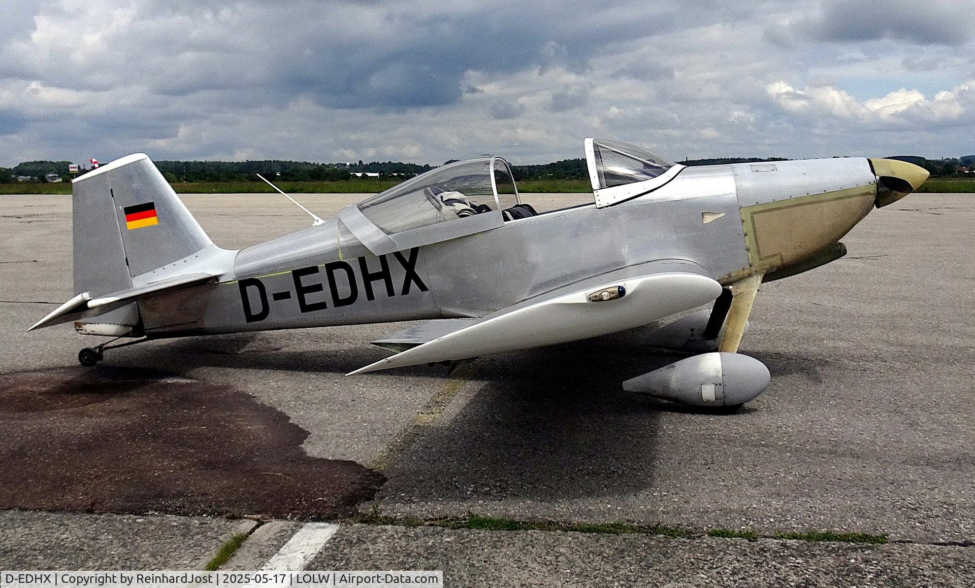 D-EDHX, Vans RV-6, c/n 2002208, All-metal RV-6 visiting Wels, Austria