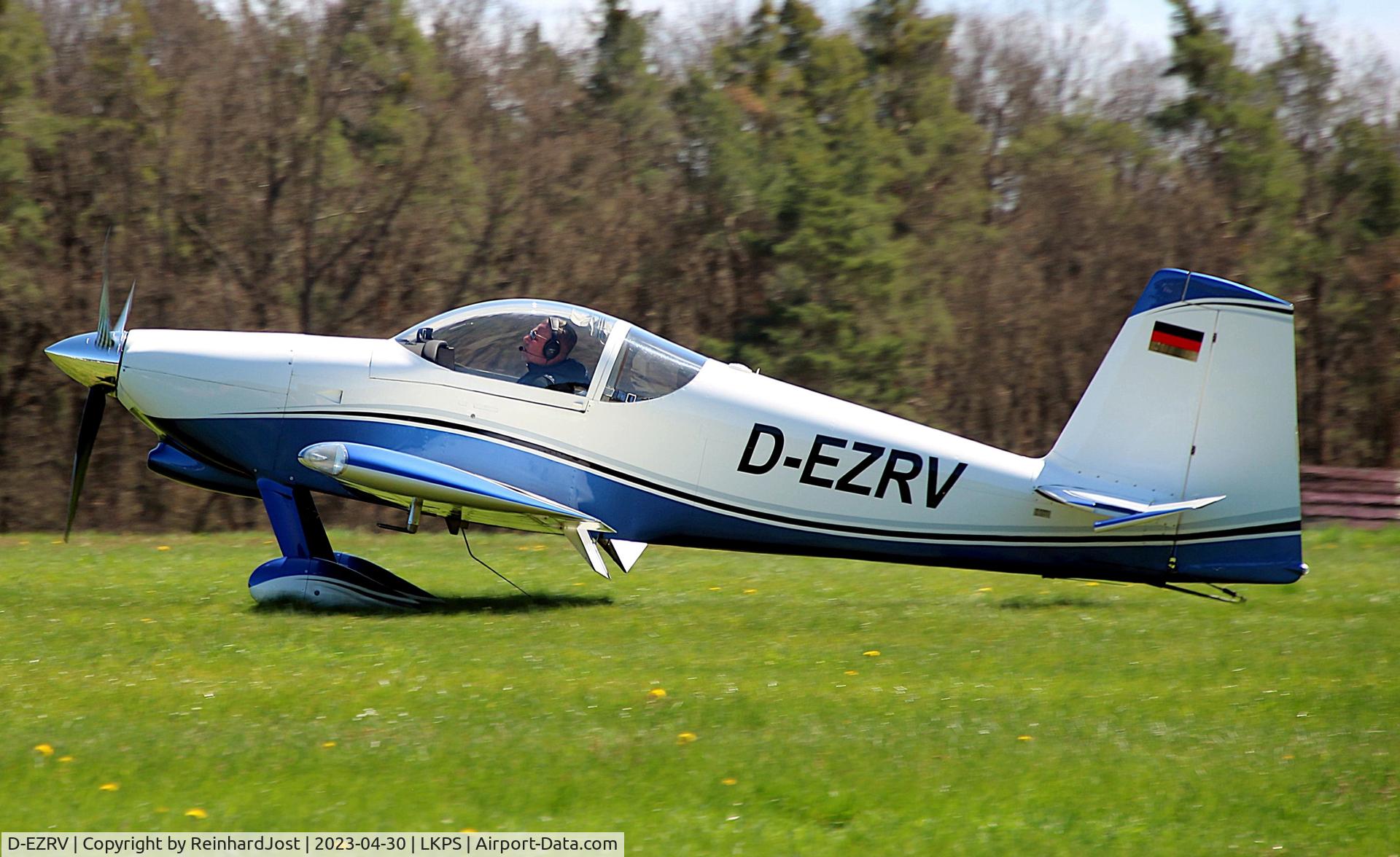 D-EZRV, Vans RV-7, c/n SR-1, Arriving at Plasy during the 2023 airshow