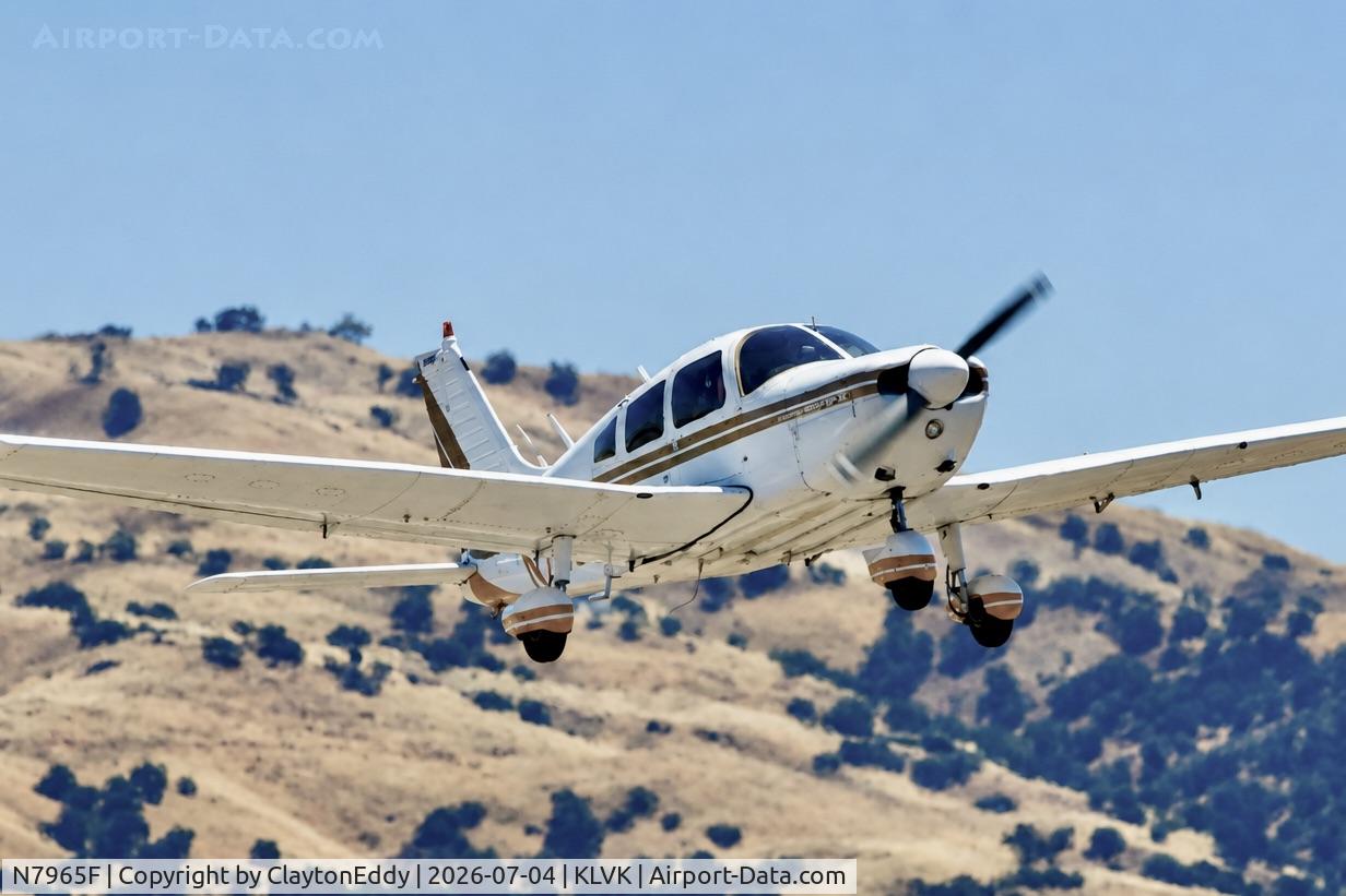 N7965F, 1976 Piper PA-28-181, c/n 28-7790229, 4th of July Livermore airport in California 2026