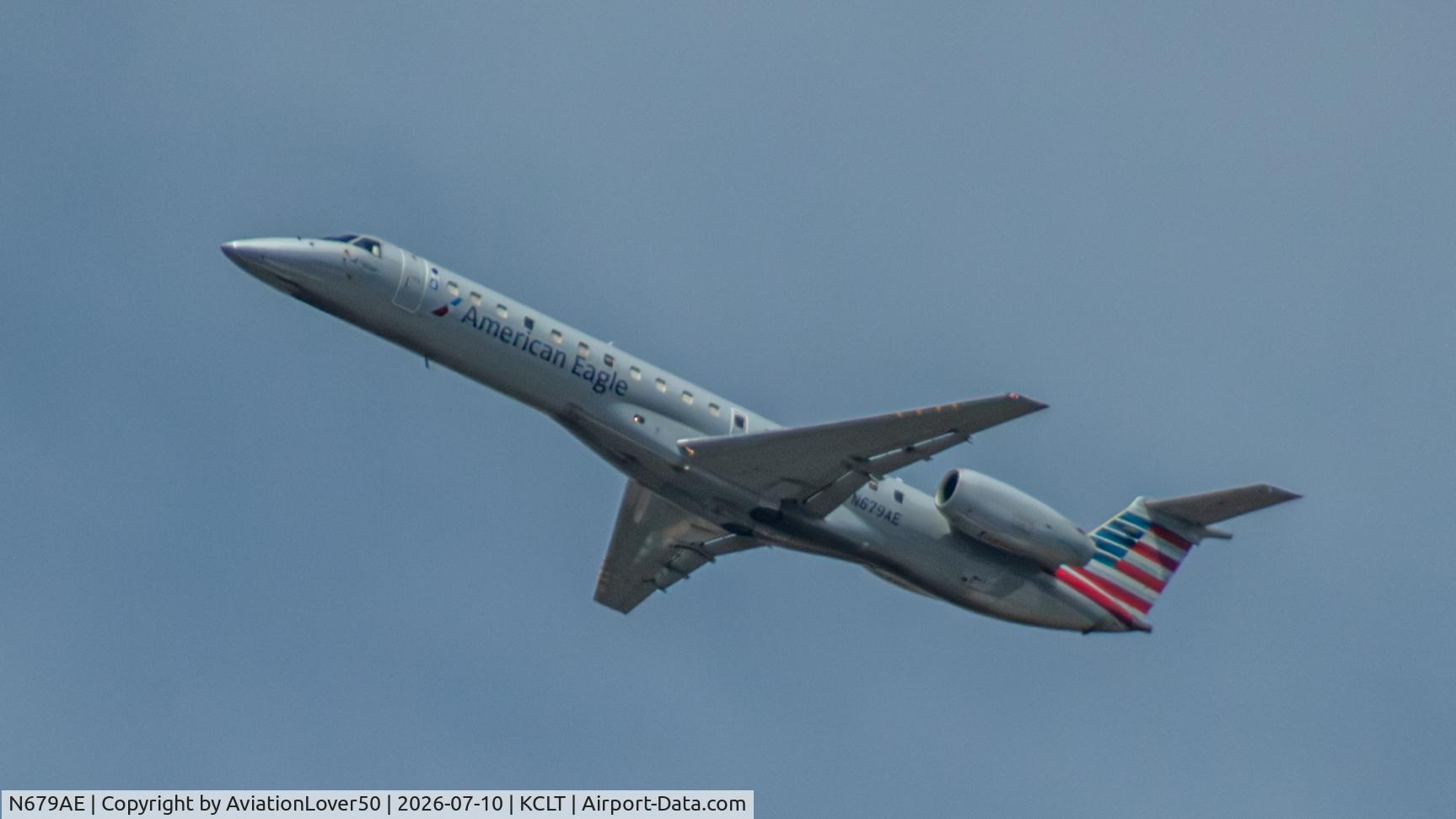 N679AE, 2004 Embraer ERJ-145LR (EMB-145LR), c/n 14500814, American Eagle/Piedmont ERJ-145