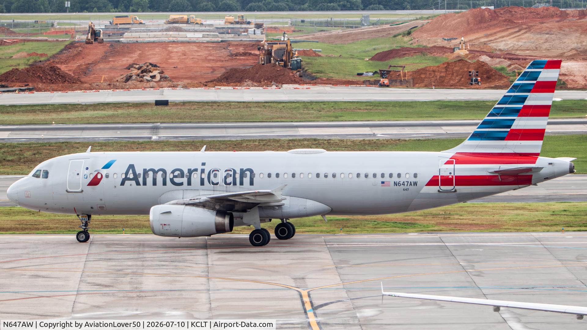N647AW, 1997 Airbus A320-232, c/n 762, American A320