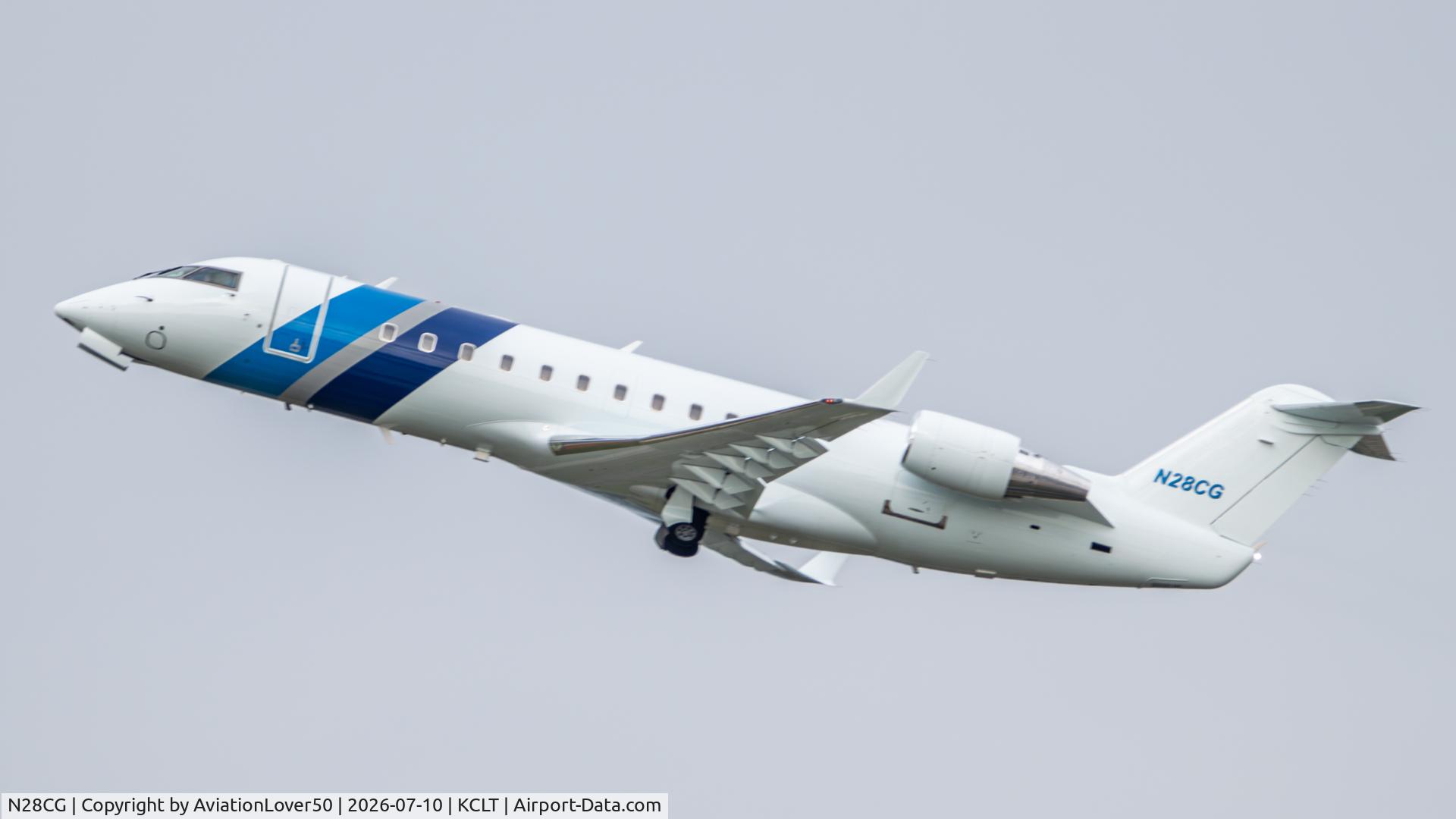 N28CG, 2007 Bombardier CRJ-200ER (CL-600-2B19), c/n 8078, Corning CRJ2