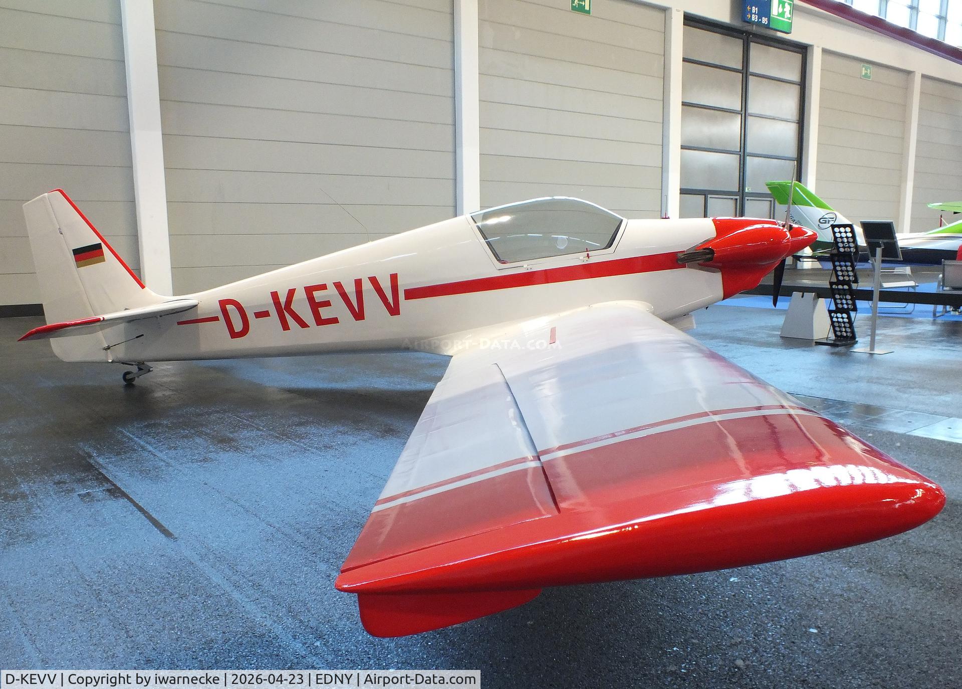 D-KEVV, 1967 Sportavia-Putzer Fournier RF-4D, c/n 4019, Fournier (Sportavia-Pützer) R.F.4D at the AERO 2026, Friedrichshafen