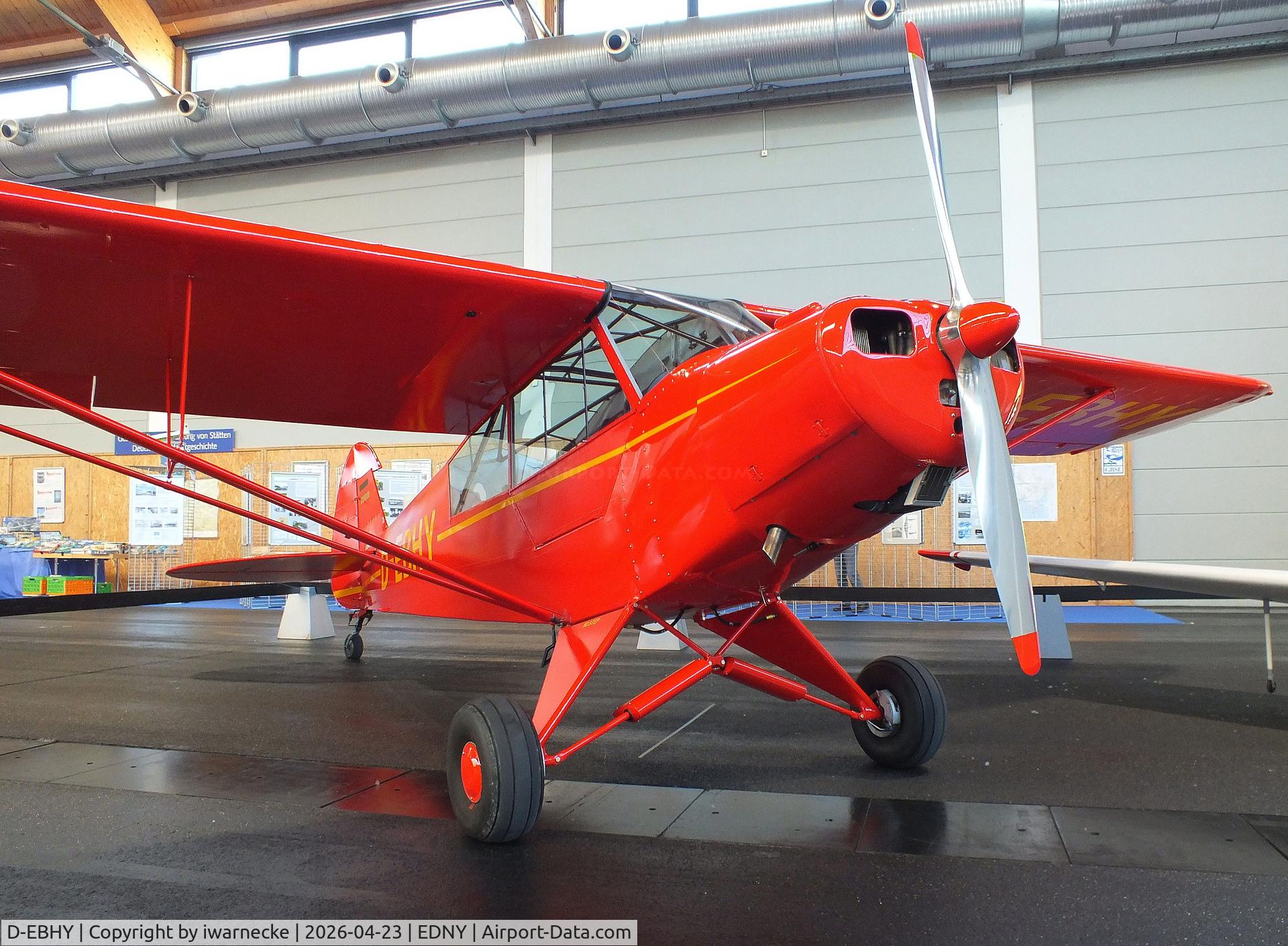 D-EBHY, 1952 Piper L-18C Super Cub (PA-18-95), c/n 18-2099, Piper L-18C Super Cub (PA-18-95) at the AERO 2026, Friedrichshafen
