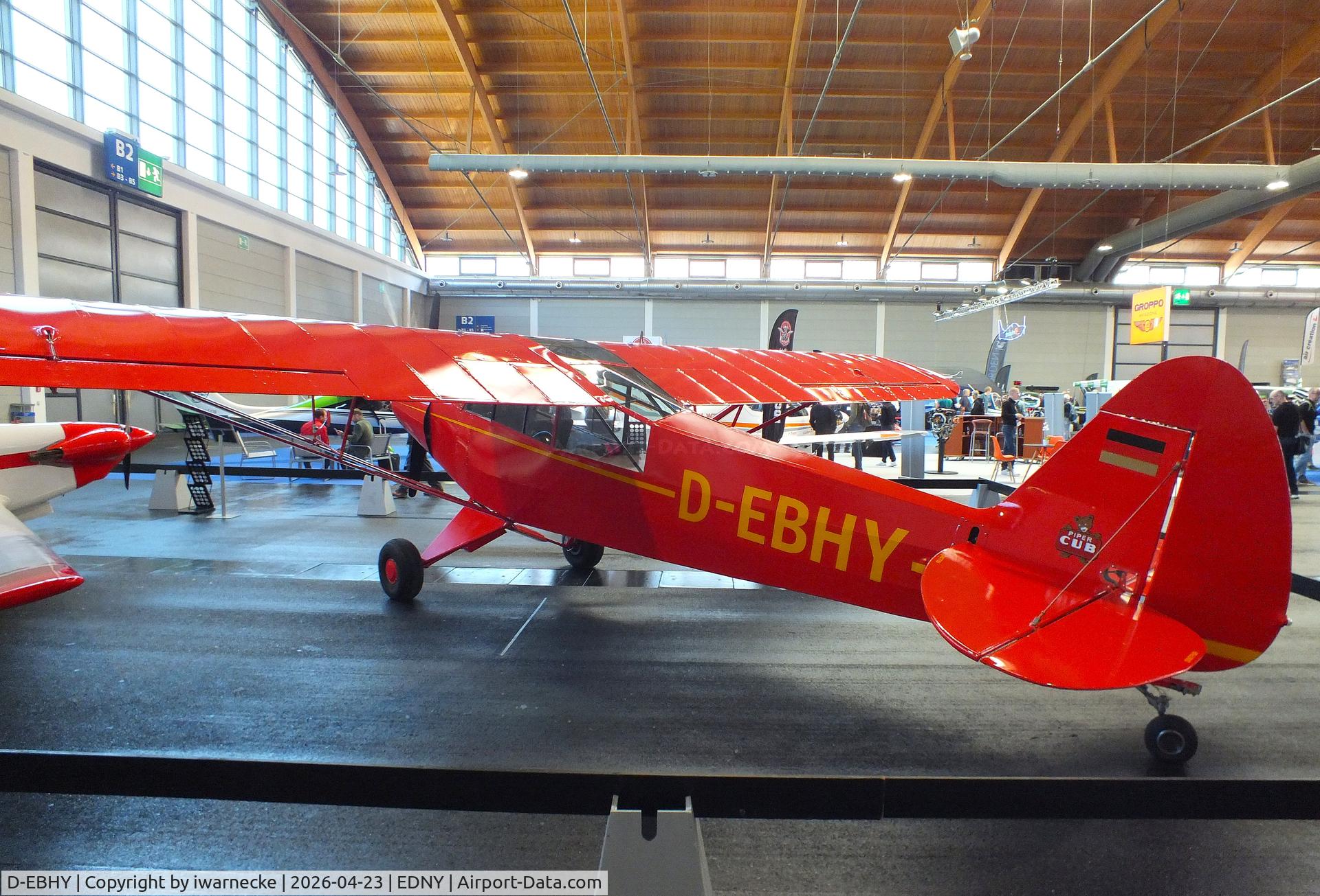 D-EBHY, 1952 Piper L-18C Super Cub (PA-18-95), c/n 18-2099, Piper L-18C Super Cub (PA-18-95) at the AERO 2026, Friedrichshafen