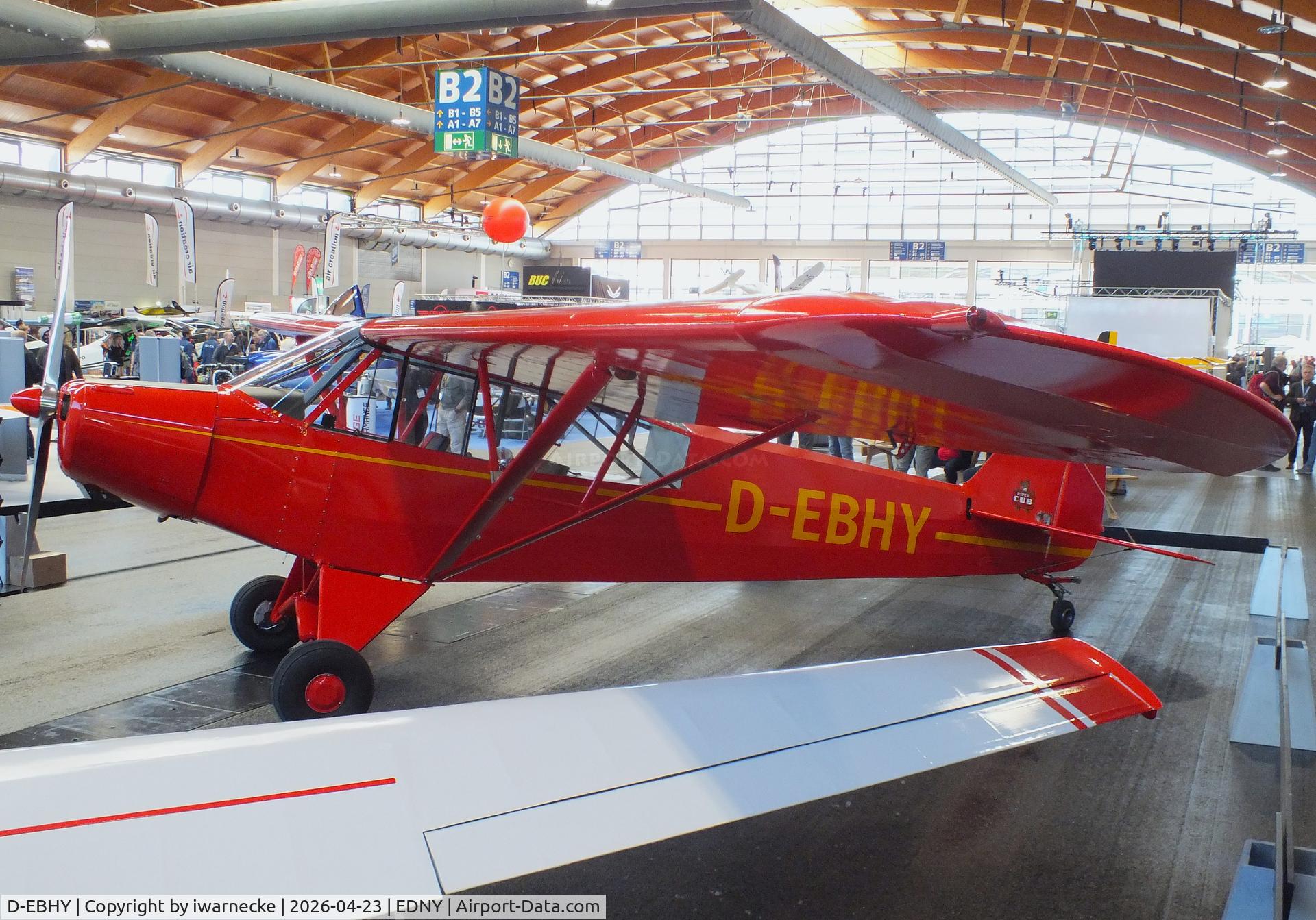 D-EBHY, 1952 Piper L-18C Super Cub (PA-18-95), c/n 18-2099, Piper L-18C Super Cub (PA-18-95) at the AERO 2026, Friedrichshafen