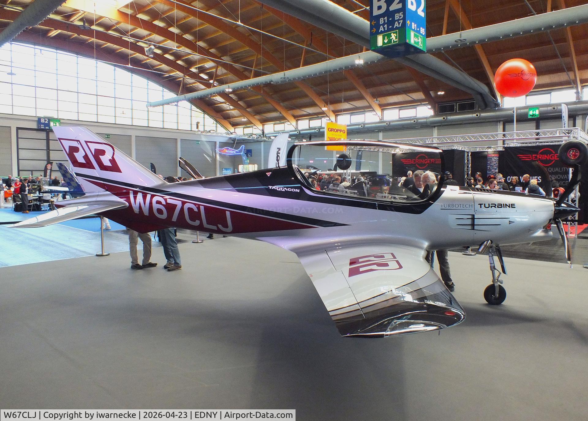 W67CLJ, Pelegrin Tarragon Turbine, c/n 01, Pelegrin Tarragon Turbine prototype at the AERO 2026, Friedrichshafen