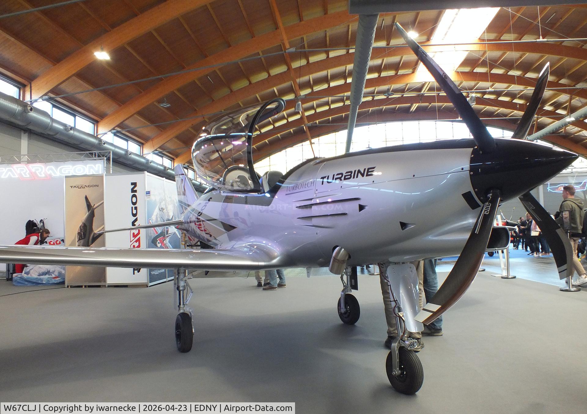 W67CLJ, Pelegrin Tarragon Turbine, c/n 01, Pelegrin Tarragon Turbine prototype at the AERO 2026, Friedrichshafen