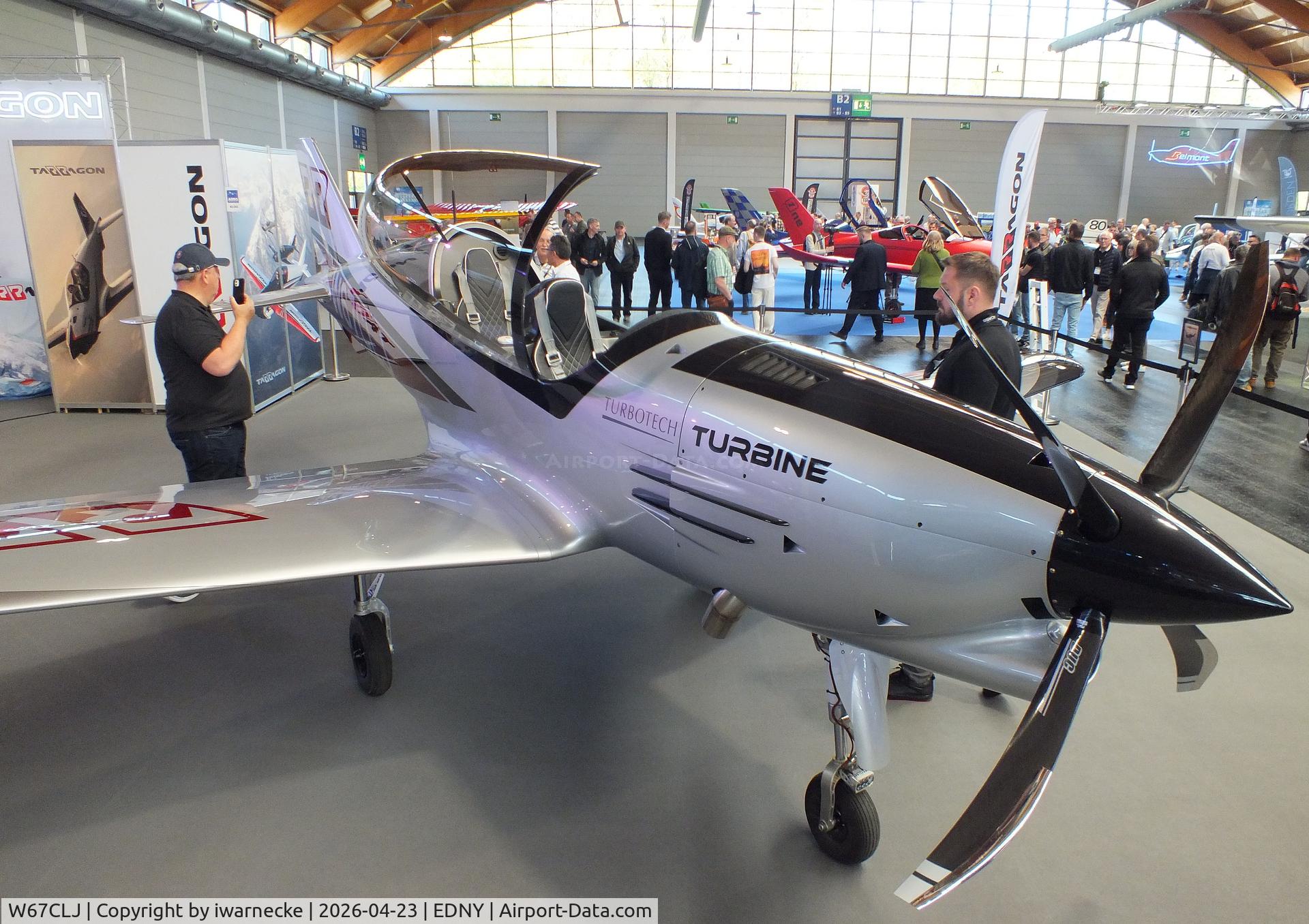 W67CLJ, Pelegrin Tarragon Turbine, c/n 01, Pelegrin Tarragon Turbine prototype at the AERO 2026, Friedrichshafen