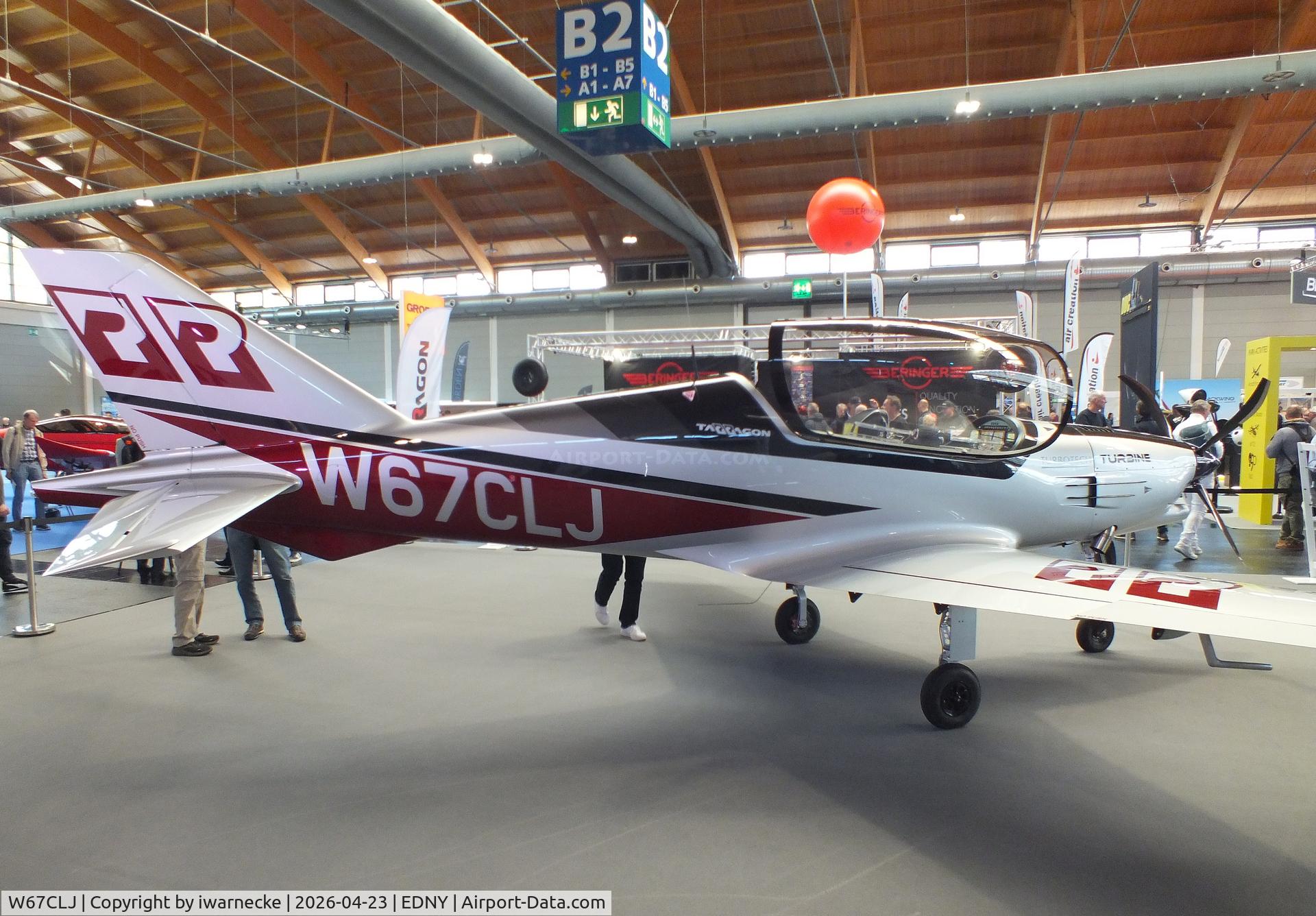 W67CLJ, Pelegrin Tarragon Turbine, c/n 01, Pelegrin Tarragon Turbine prototype at the AERO 2026, Friedrichshafen
