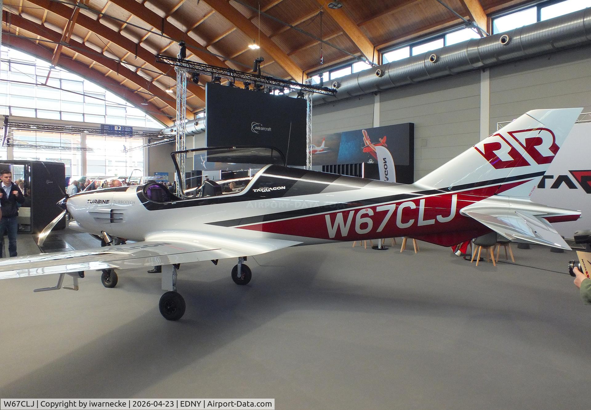 W67CLJ, Pelegrin Tarragon Turbine, c/n 01, Pelegrin Tarragon Turbine prototype at the AERO 2026, Friedrichshafen