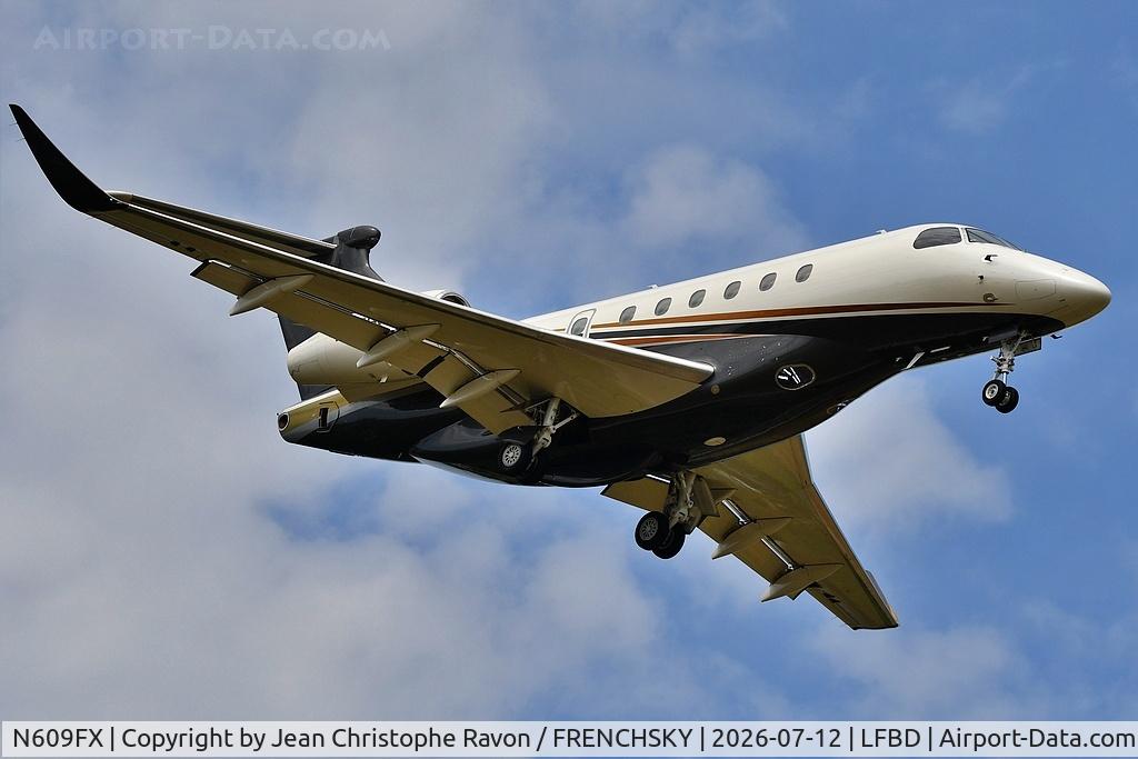 N609FX, 2024 Embraer SA EMB-550 Praetor 600, c/n 55020210, FLEXJET Stuttgart (STR)	Bordeaux (BOD)	LXJ609