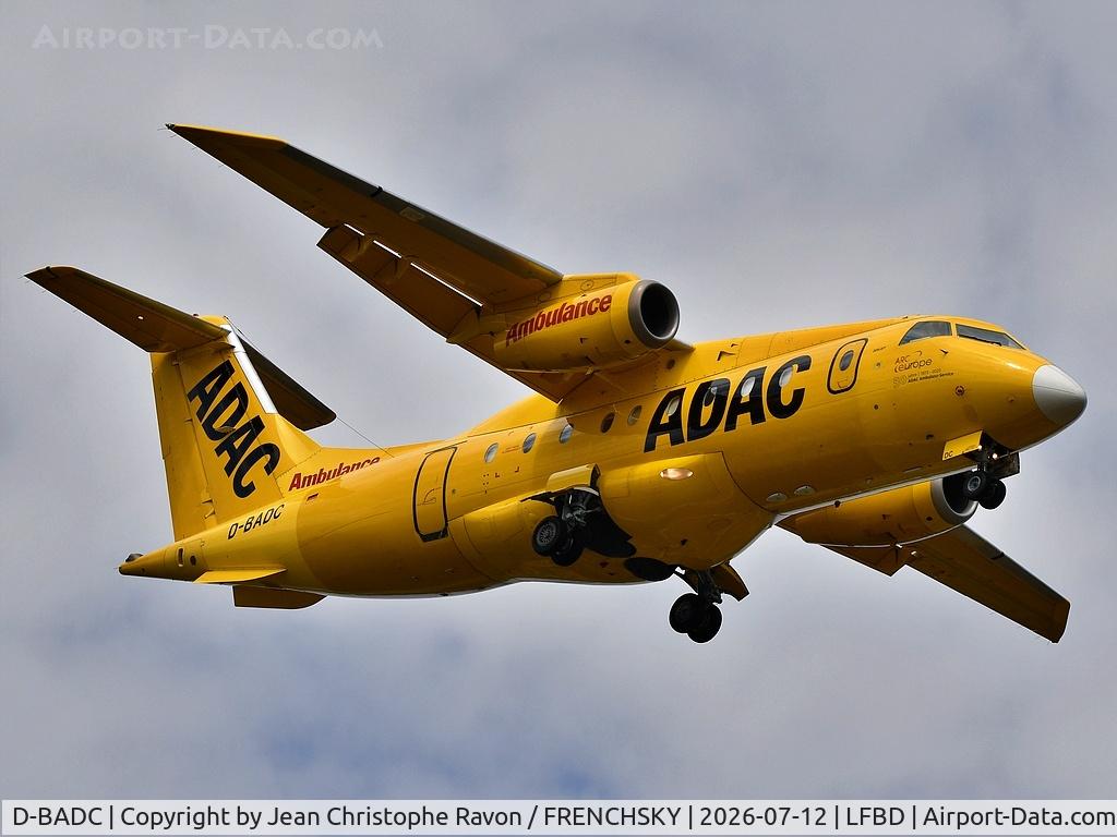 D-BADC, 2003 Dornier Do328JET, c/n 3216, Nuremberg (NUE)	Bordeaux (BOD)	(ADN75C)	