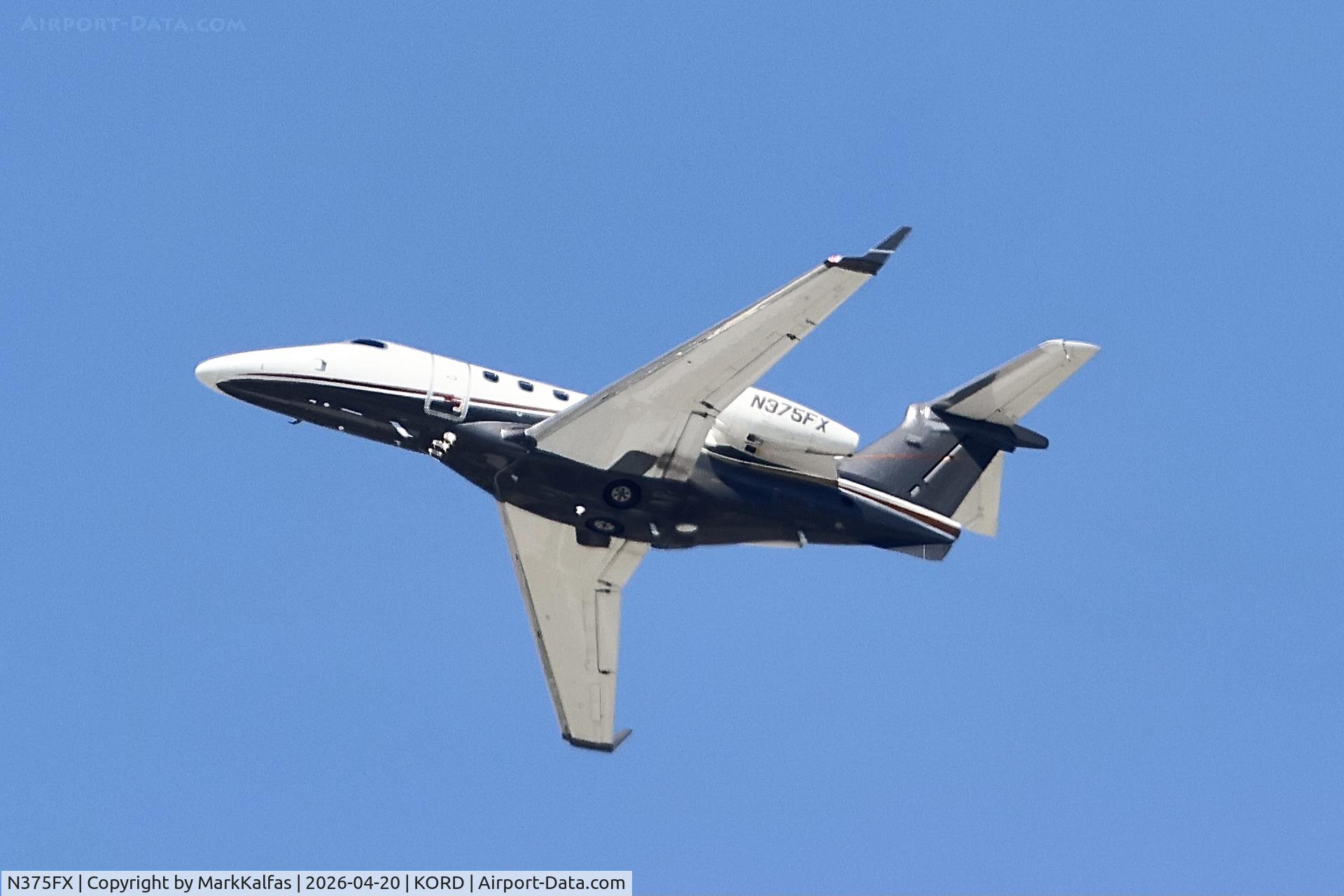 N375FX, 2017 Embraer EMB-505 Phenom 300, c/n 50500394, E55P FLEX JET Embraer EMB-505 Phenom 300 N375FX departing 28R KORD