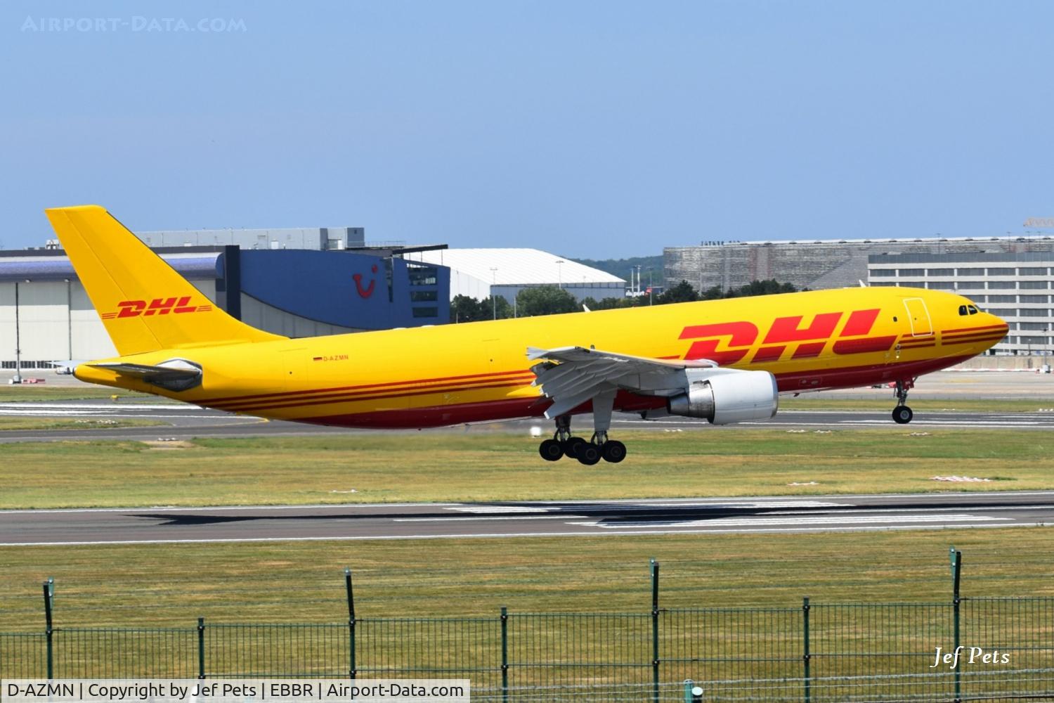 D-AZMN, 1993 Airbus A300B4-622R, c/n 717, Landing at Brussels Airport on 11-7-2026.