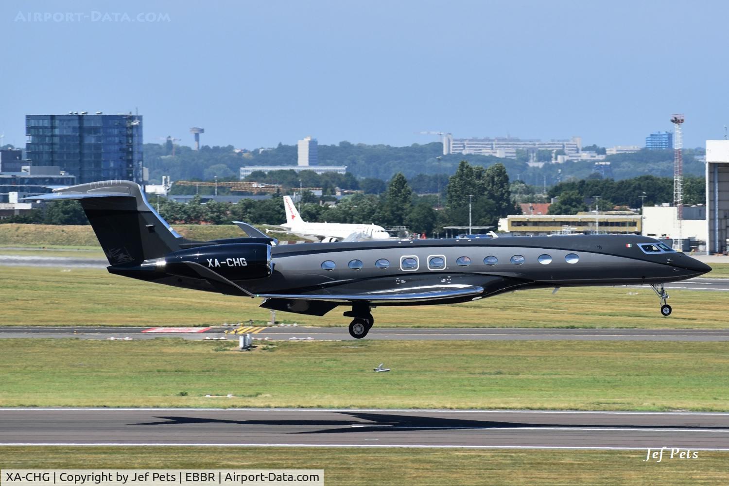XA-CHG, 2026 Gulfstream G700, c/n 87105, Landing at Brussels Airport on 11-7-2026.