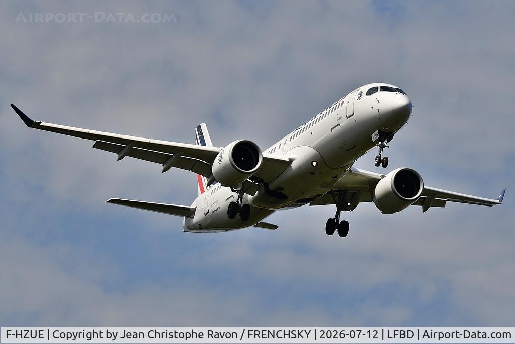 F-HZUE, 2021 Airbus A220-300, c/n 55146, Paris (CDG)	Bordeaux (BOD)	AF7432