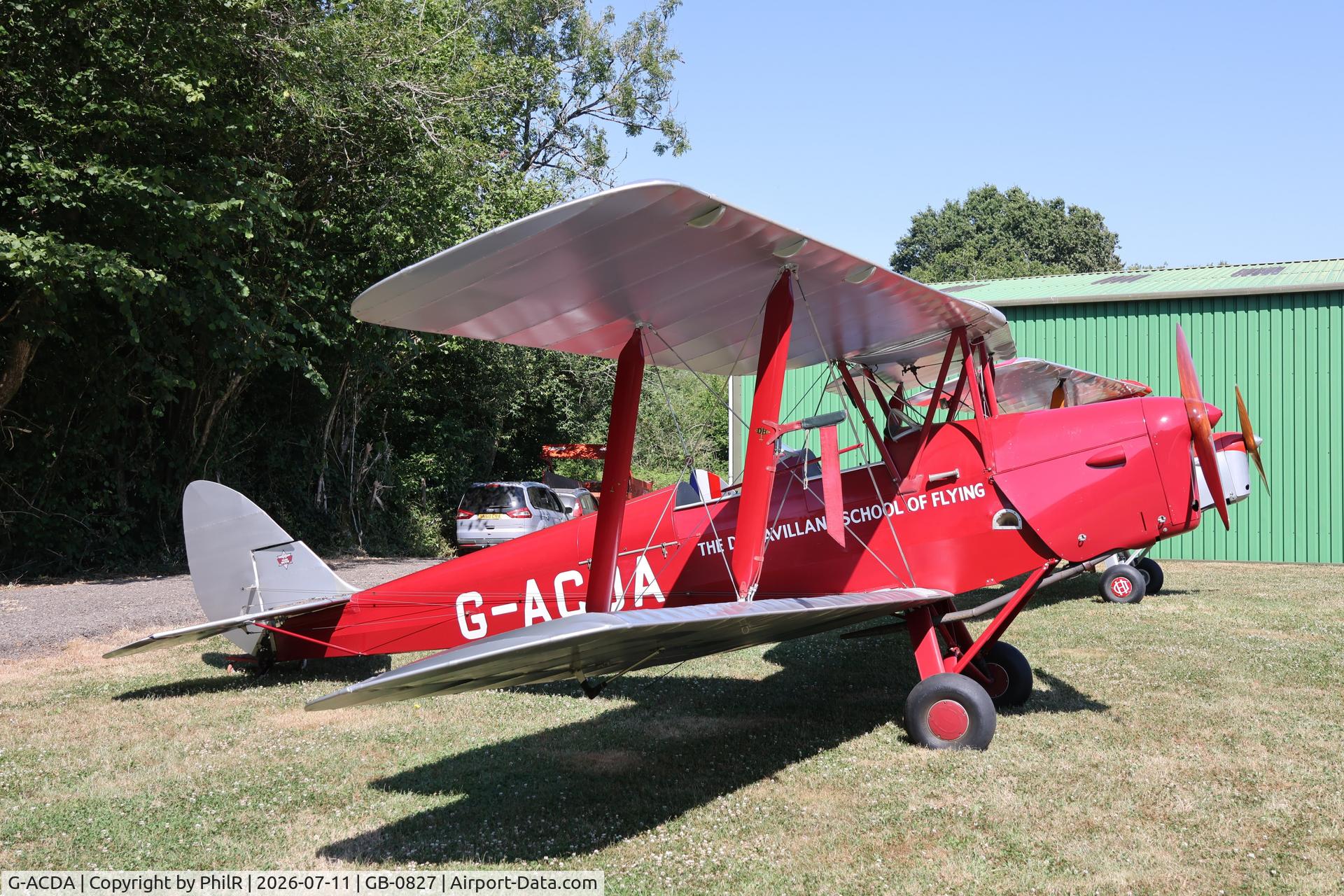 G-ACDA, 1934 De Havilland DH-82A Tiger Moth II, c/n 3175, G-ACDA 1933 DH82A Tiger Moth West Tisted Fly In 
