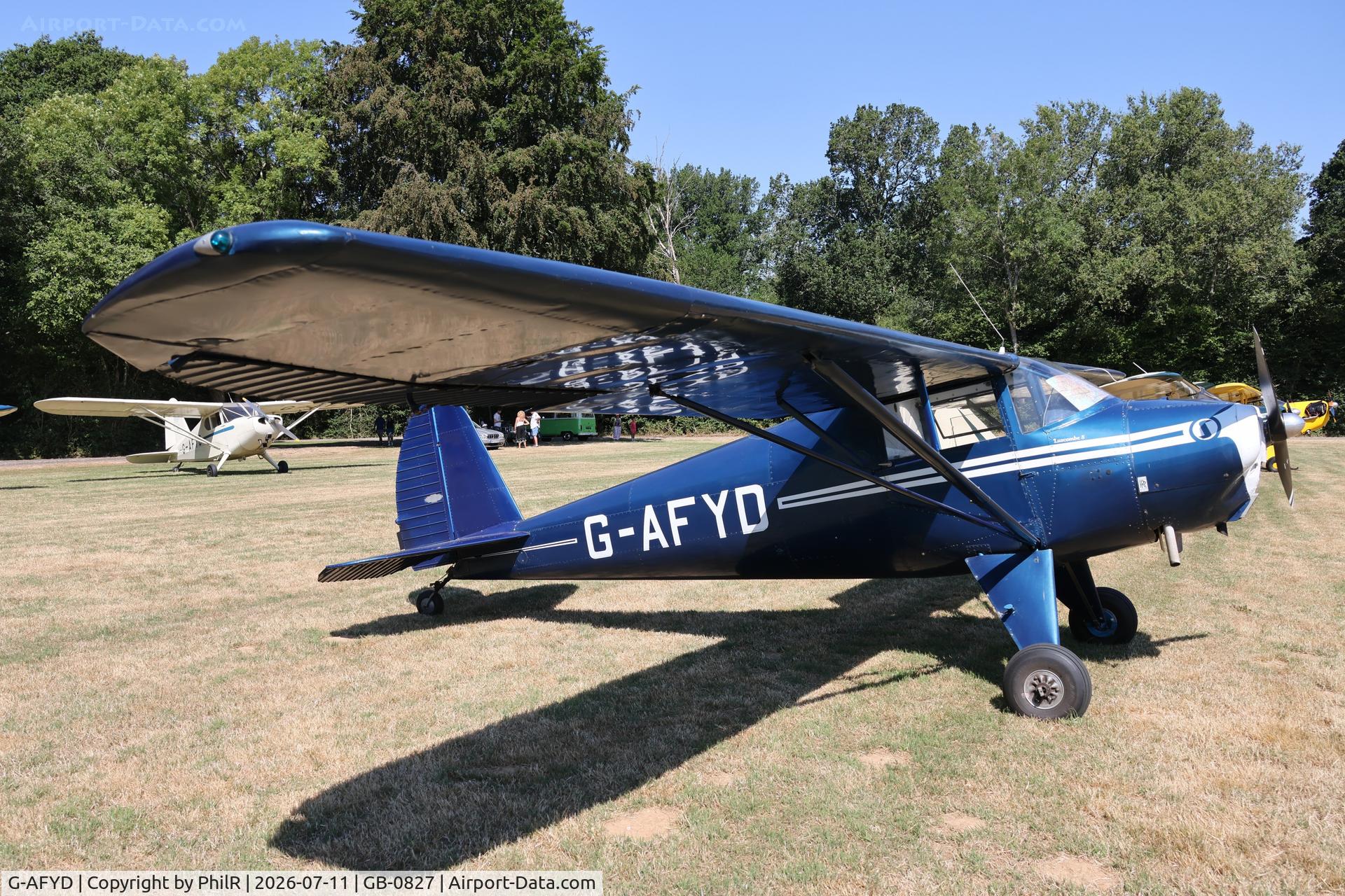 G-AFYD, 1939 Luscombe 8E Silvaire Silvaire, c/n 1044, G-AFYD 1939 Luscomber 8F Silvaire West Tisted Fly In
