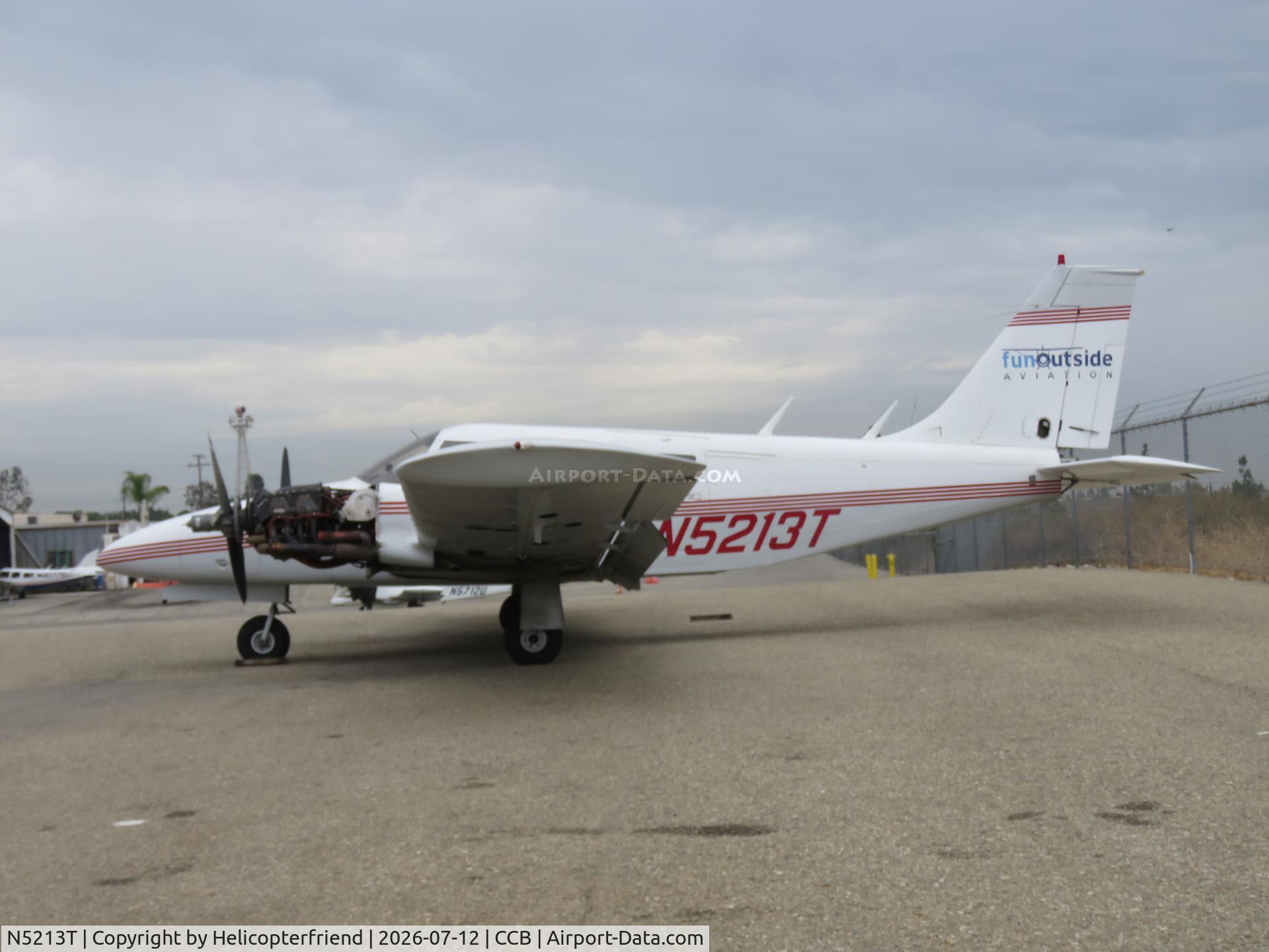 N5213T, 1972 Piper PA-34-200, c/n 34-7250222, Engines being worked on