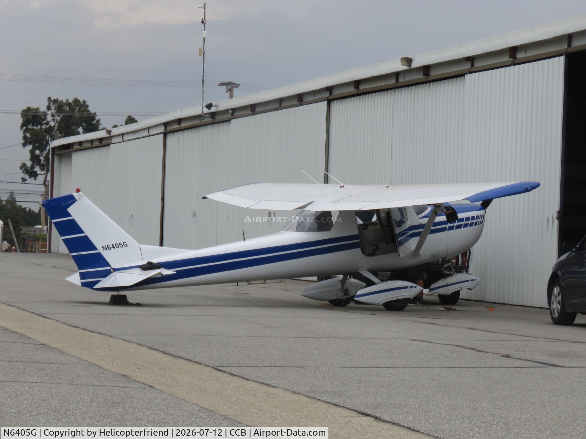 N6405G, 1970 Cessna 150K, c/n 15071905, Front tire missing