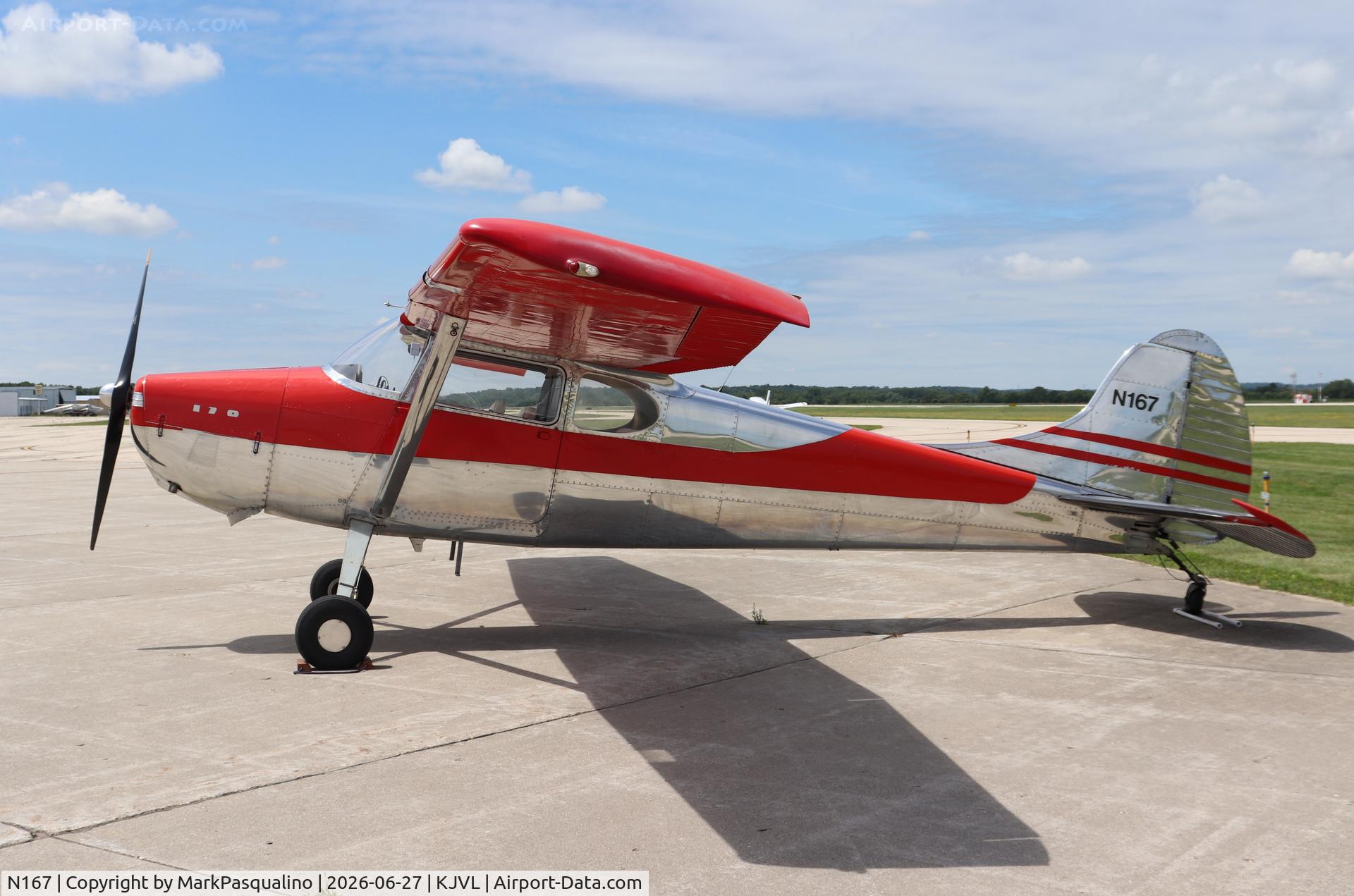 N167, 1950 Cessna 170A, c/n 19225, Cessna 170A