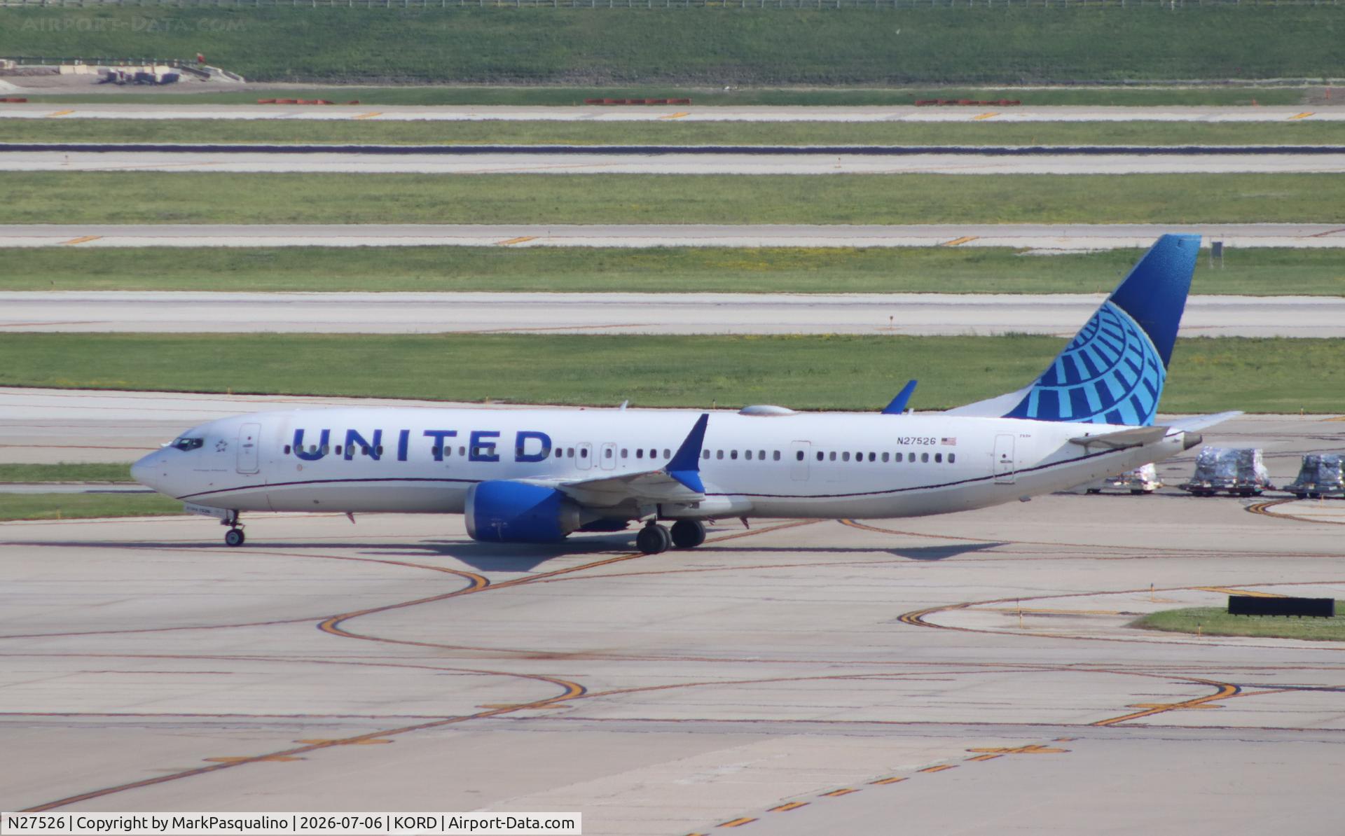 N27526, 2019 Boeing 737-9 MAX, c/n 64499 l/n 7711, Boeing 737-9 MAX