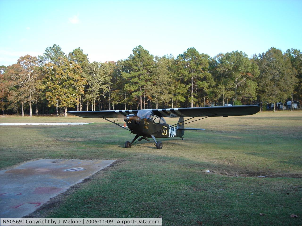 N50569, 1942 Taylorcraft DCO-65 C/N 4546, Shreveport, LA
