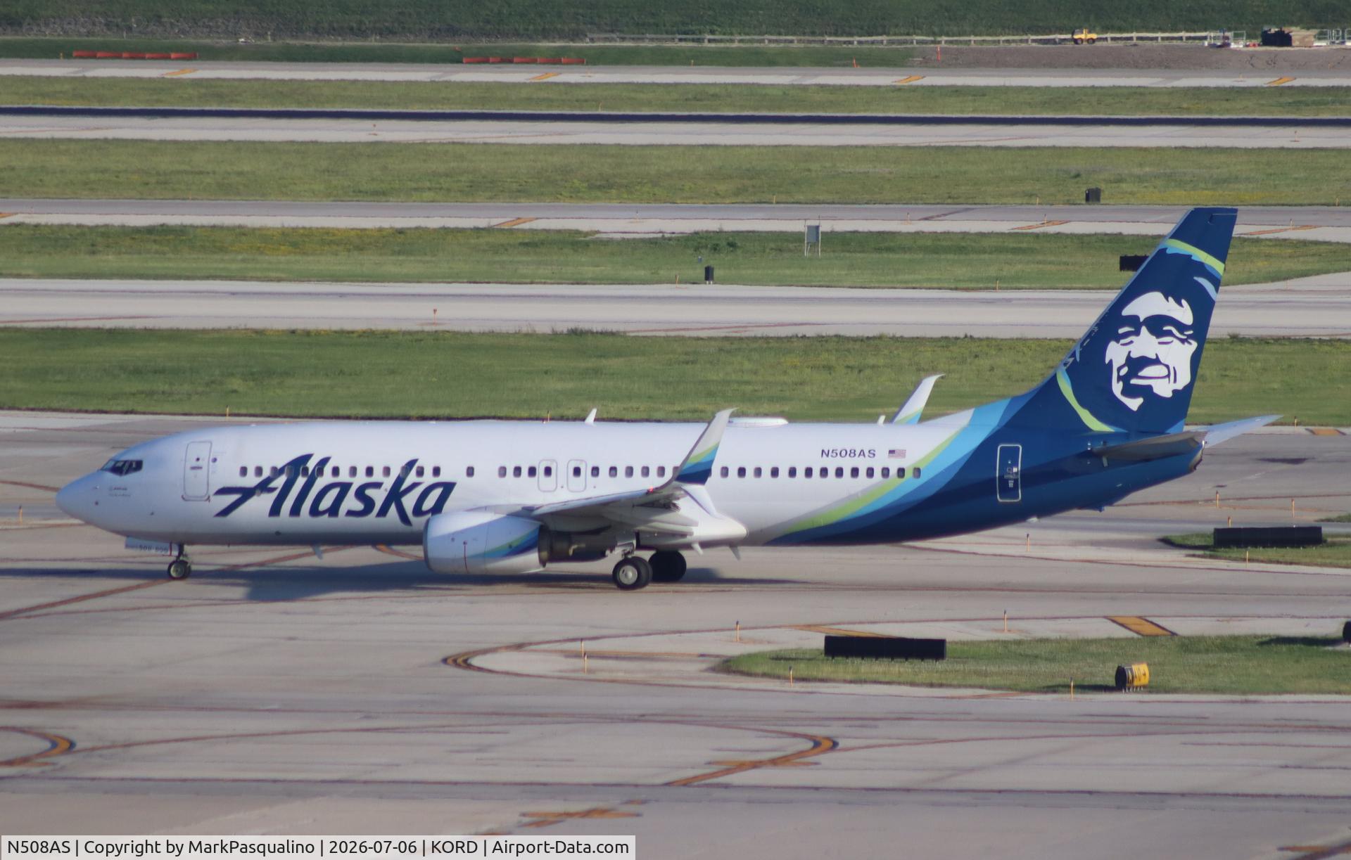 N508AS, 2008 Boeing 737-890, c/n 35691, Boeing 737-890