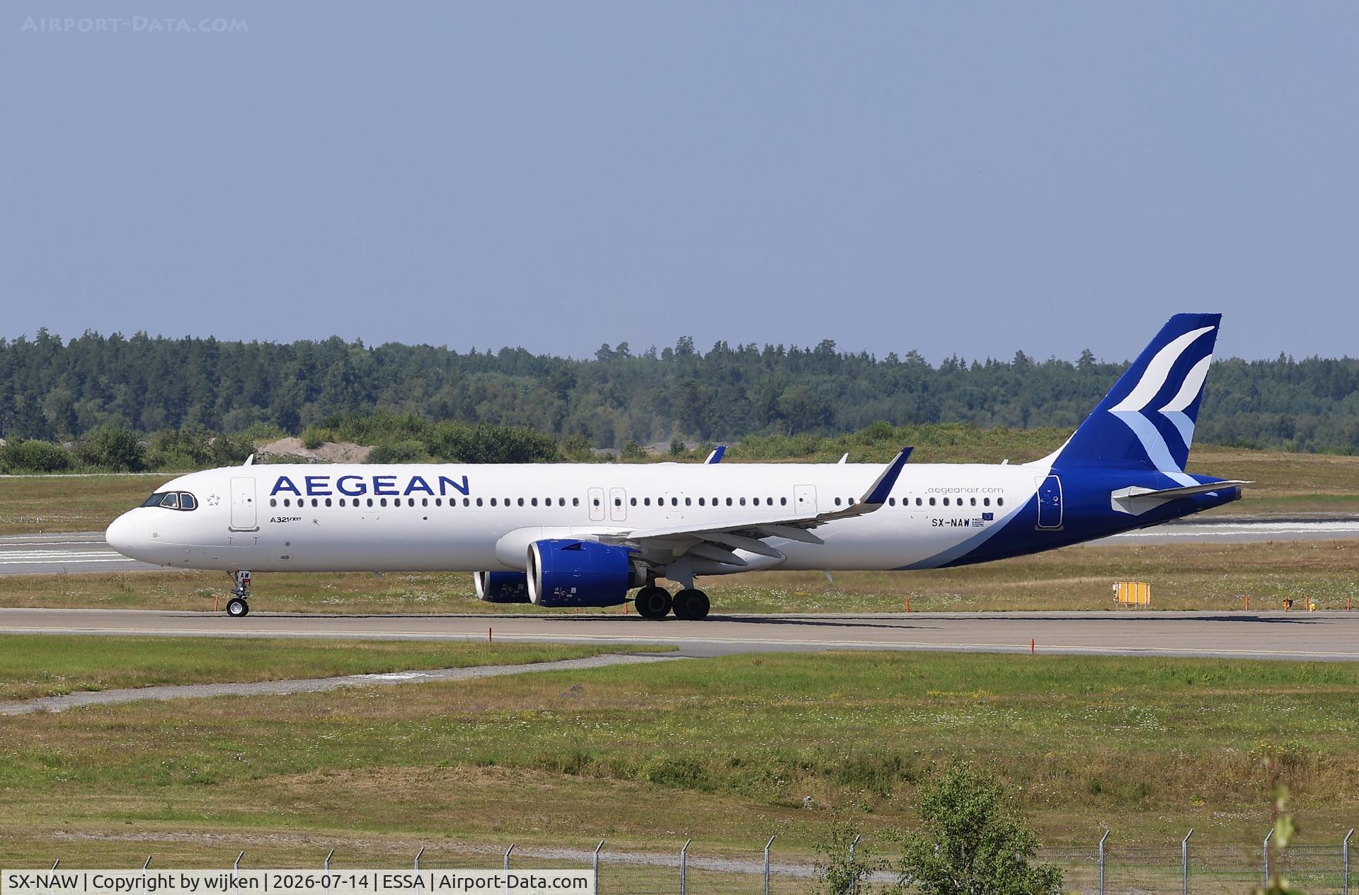 SX-NAW, 2026 Airbus A321-271NX, c/n 13120, Rwy 01L