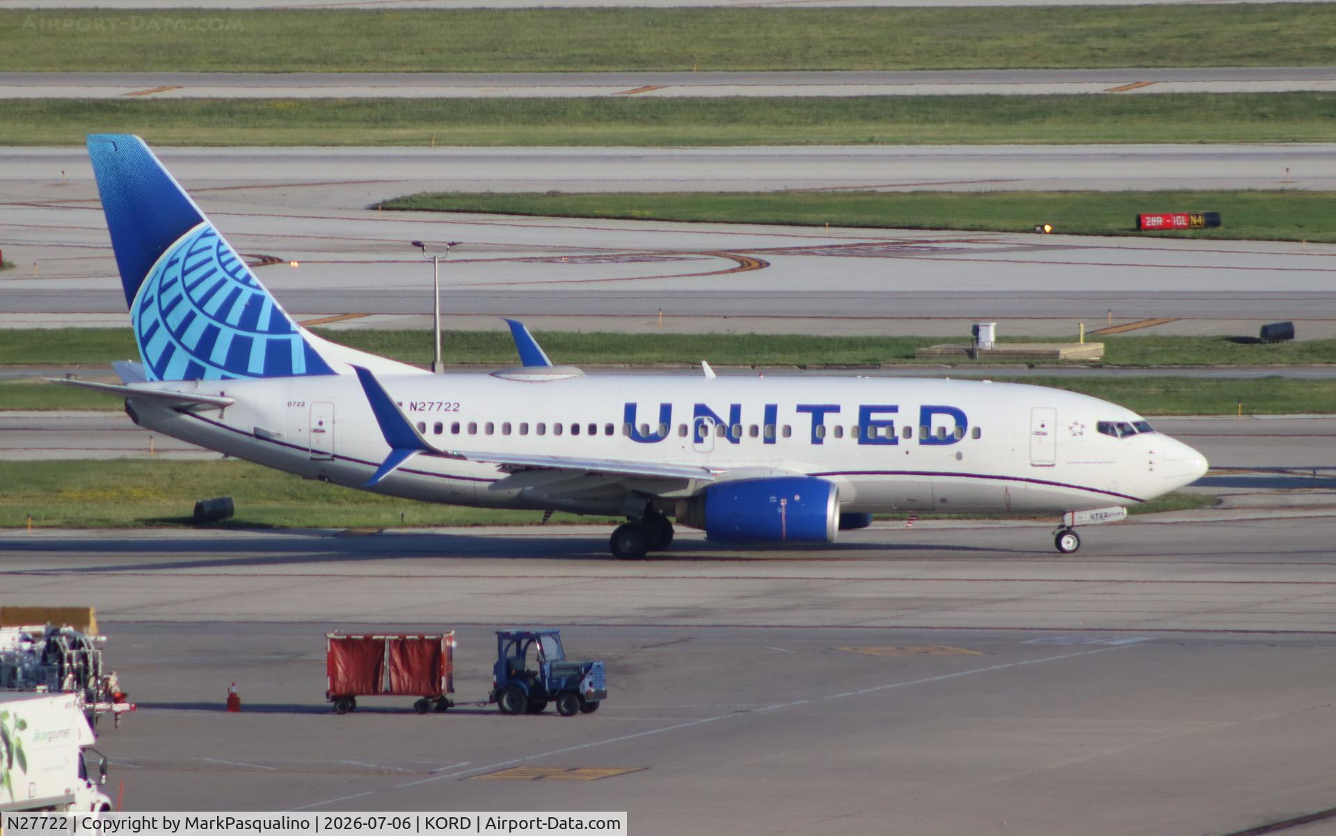 N27722, 1999 Boeing 737-724, c/n 28789, Boeing 737-724
