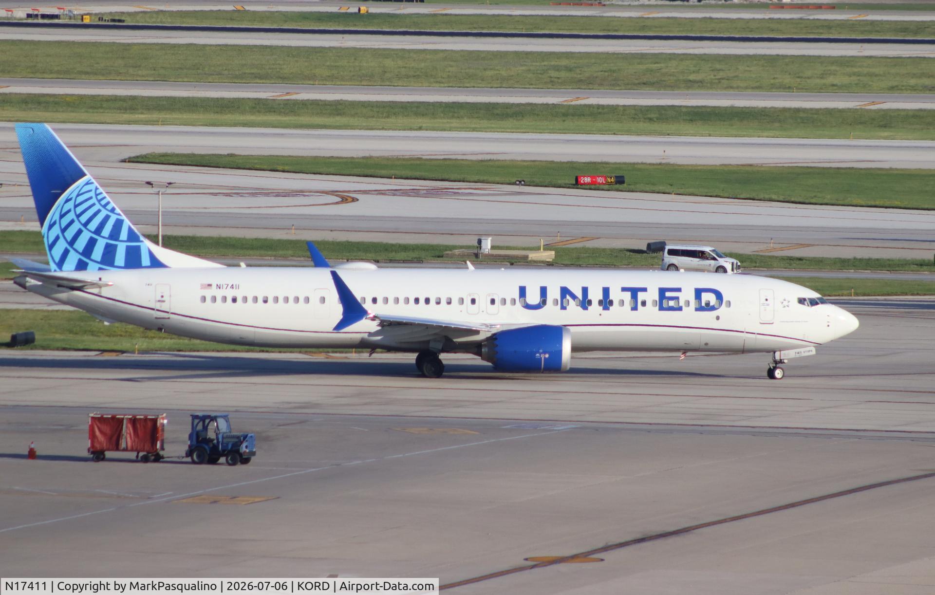 N17411, 2025 Boeing 737 MAX 9, c/n 68819 l/n 9255, Boeing 737-9 MAX