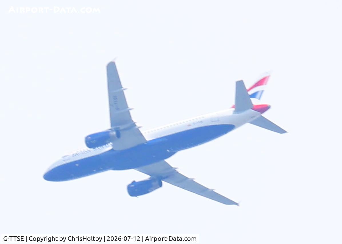 G-TTSE, 2025 Airbus A320-251N, c/n 12483, Over Waterford, Herts