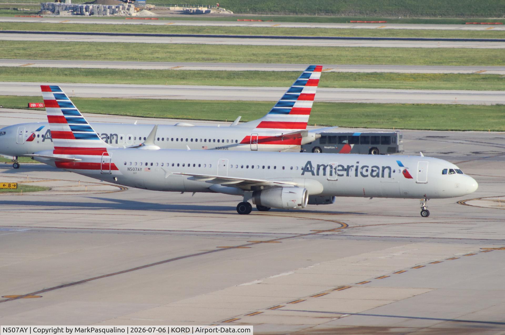 N507AY, 2008 Airbus A321-231, c/n 3712, Airbus A321-231