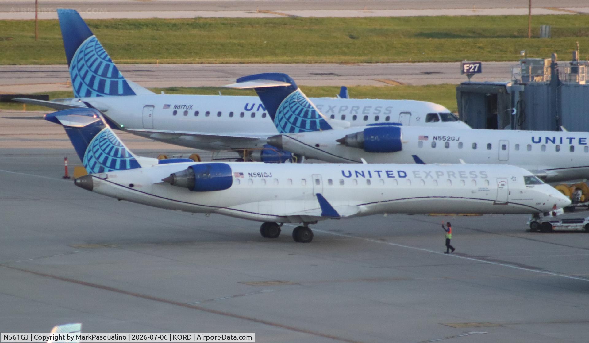 N561GJ, 2002 Bombardier CRJ-700 (CL-600-2C10) Regional Jet, c/n 10070, CL-600-2C10
