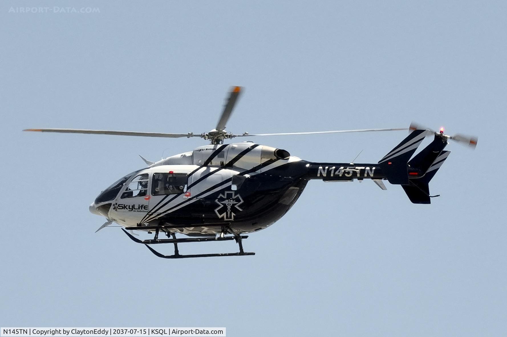 N145TN, 2006 Eurocopter-Kawasaki EC-145 (BK-117C-2), c/n 9092, San Carlos airport in California 2026