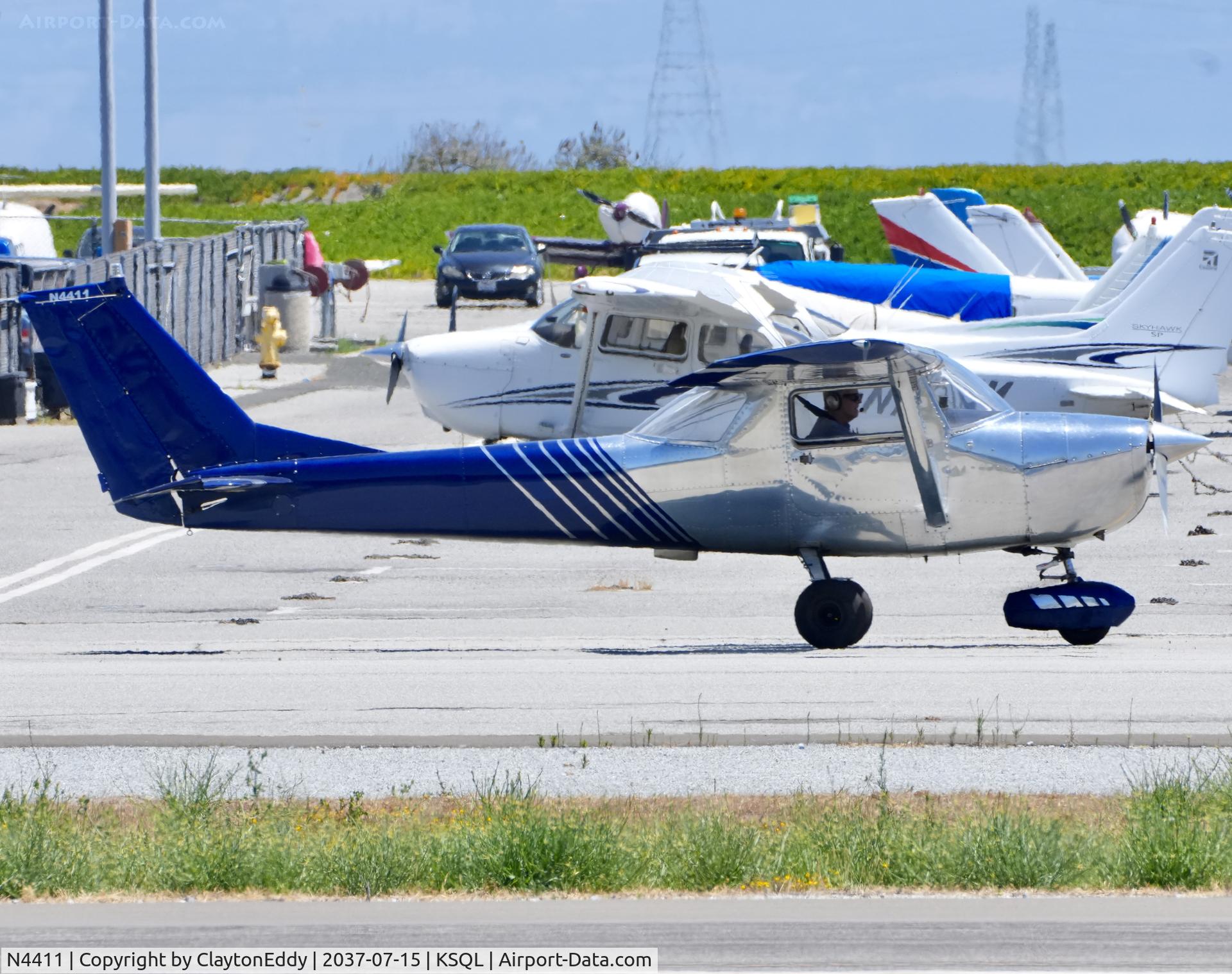 N4411, 1965 Cessna 150F, c/n 15062560, San Carlos airport in California 2026