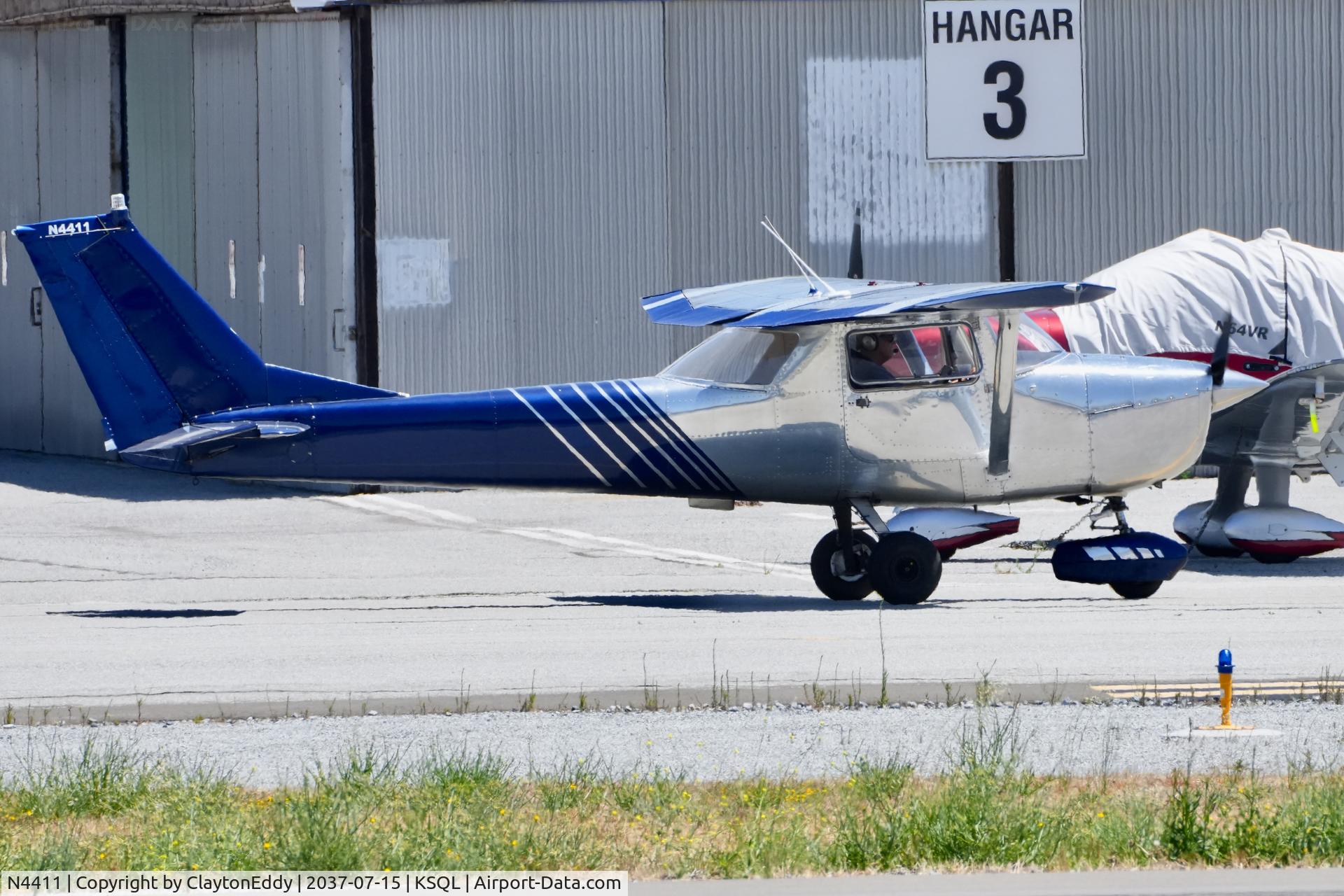N4411, 1965 Cessna 150F, c/n 15062560, San Carlos airport in California 2026