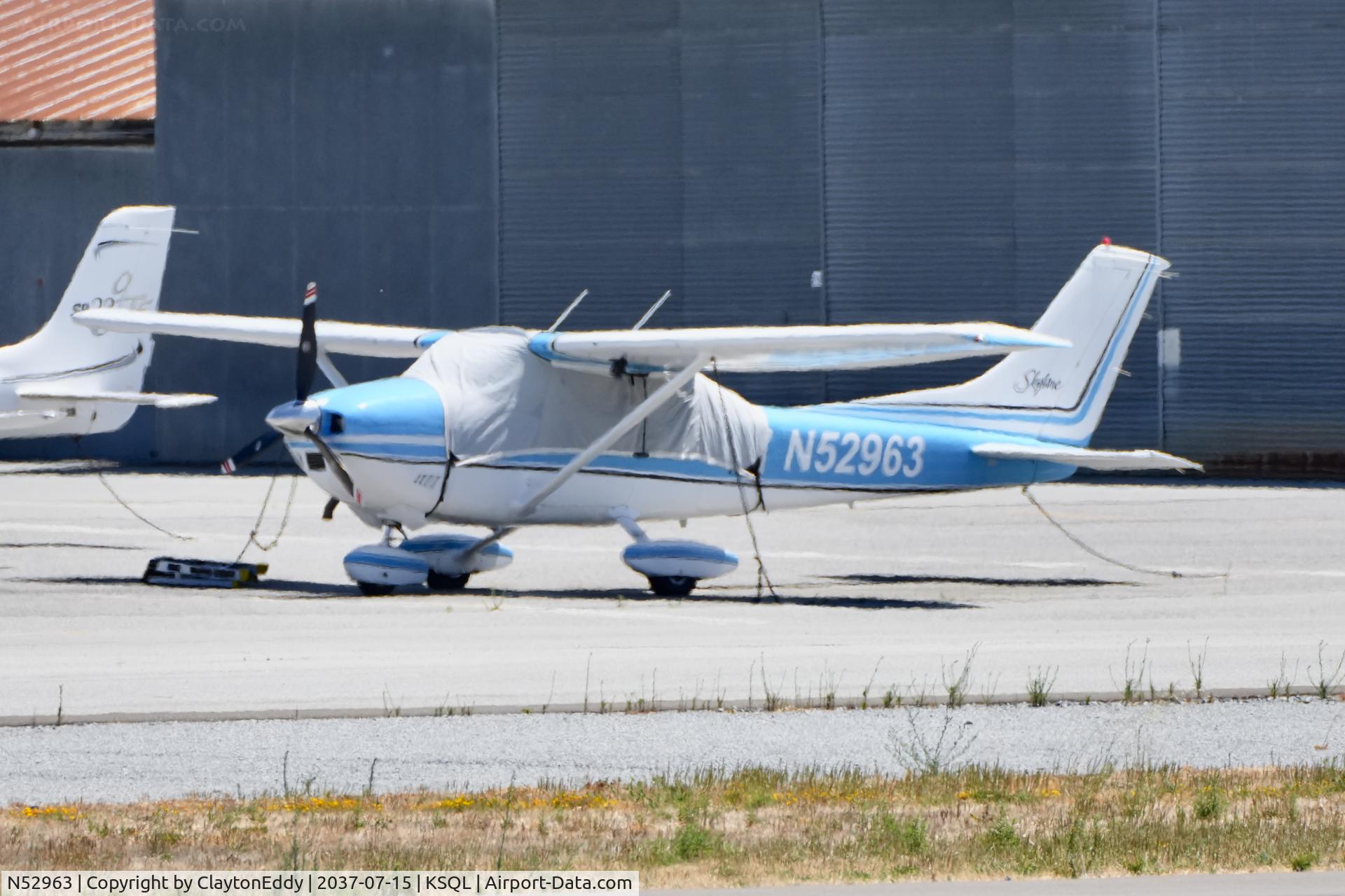 N52963, 1974 Cessna 182P Skylane, c/n 18262976, San Carlos airport in California 2026