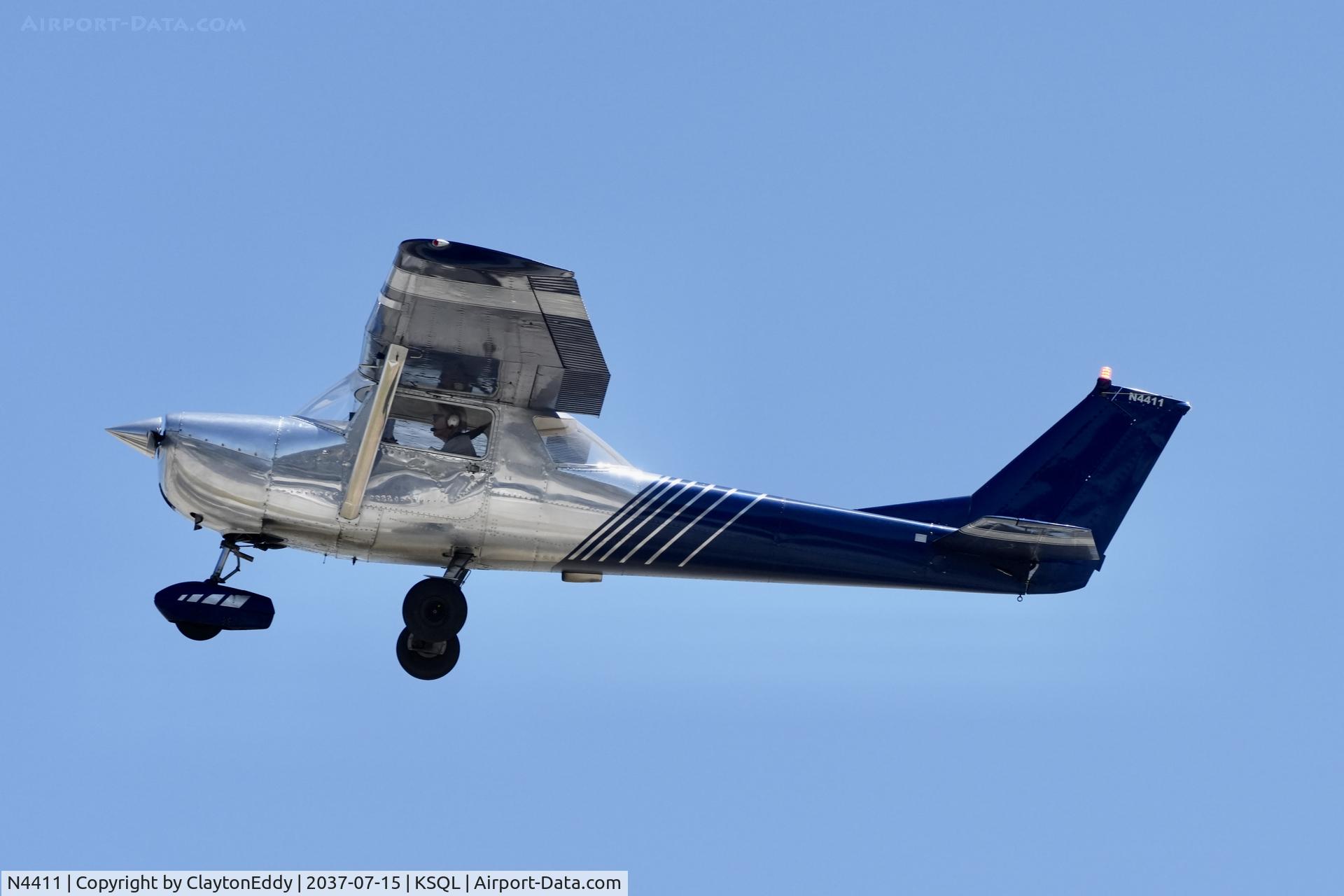 N4411, 1965 Cessna 150F, c/n 15062560, San Carlos airport in California 2026
