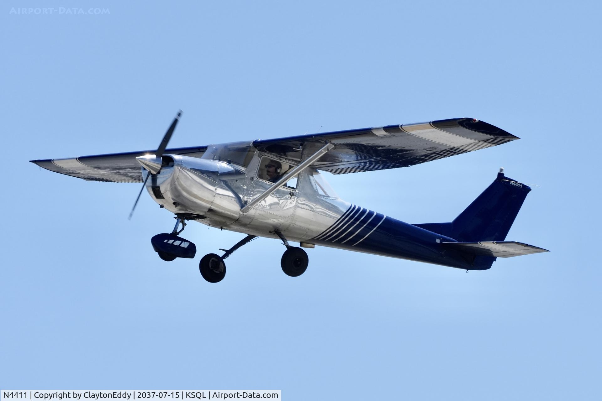 N4411, 1965 Cessna 150F, c/n 15062560, San Carlos airport in California 2026
