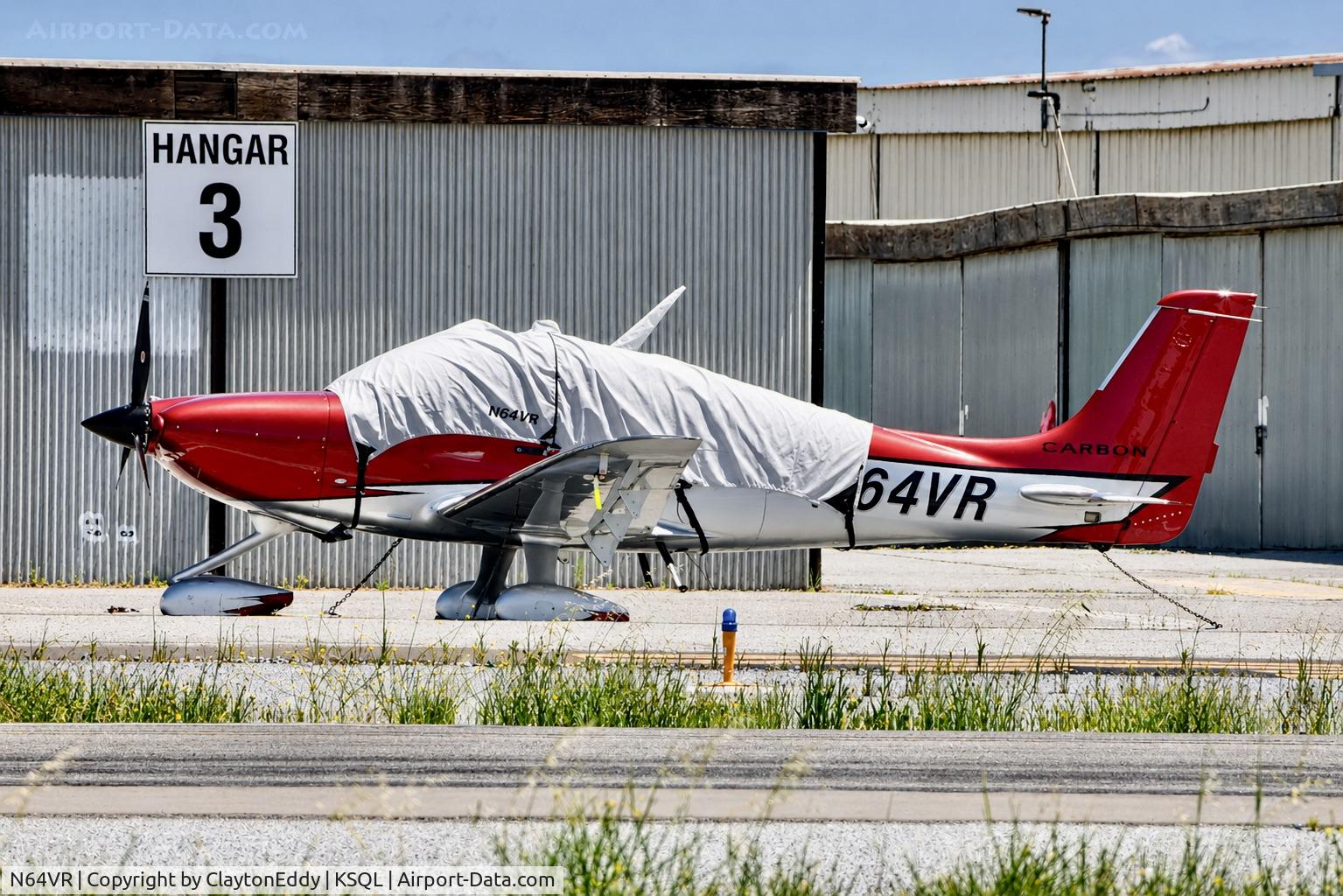N64VR, 2023 Cirrus Design Corp SR22T, c/n 9158, San Carlos airport in California 2026