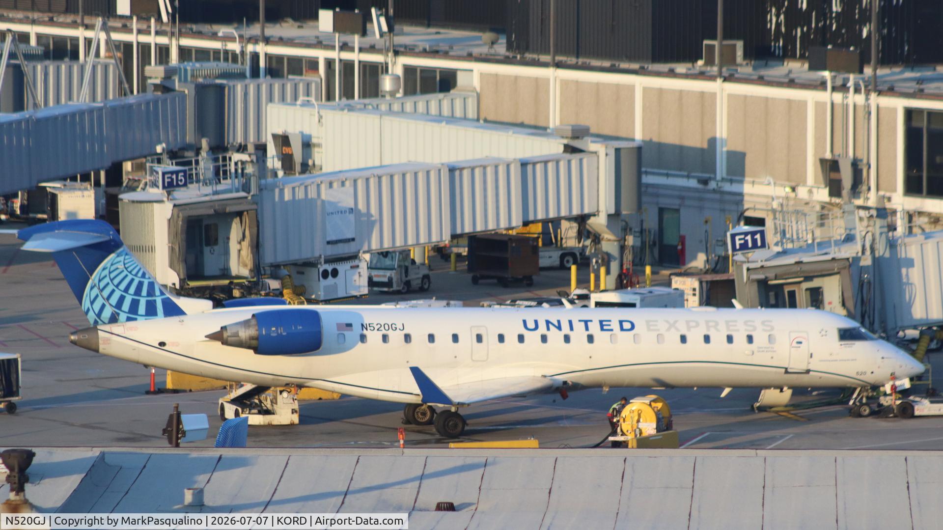 N520GJ, 2002 Bombardier CRJ-701 (CL-600-2C10) Regional Jet, c/n 10065, CL-600-2C10