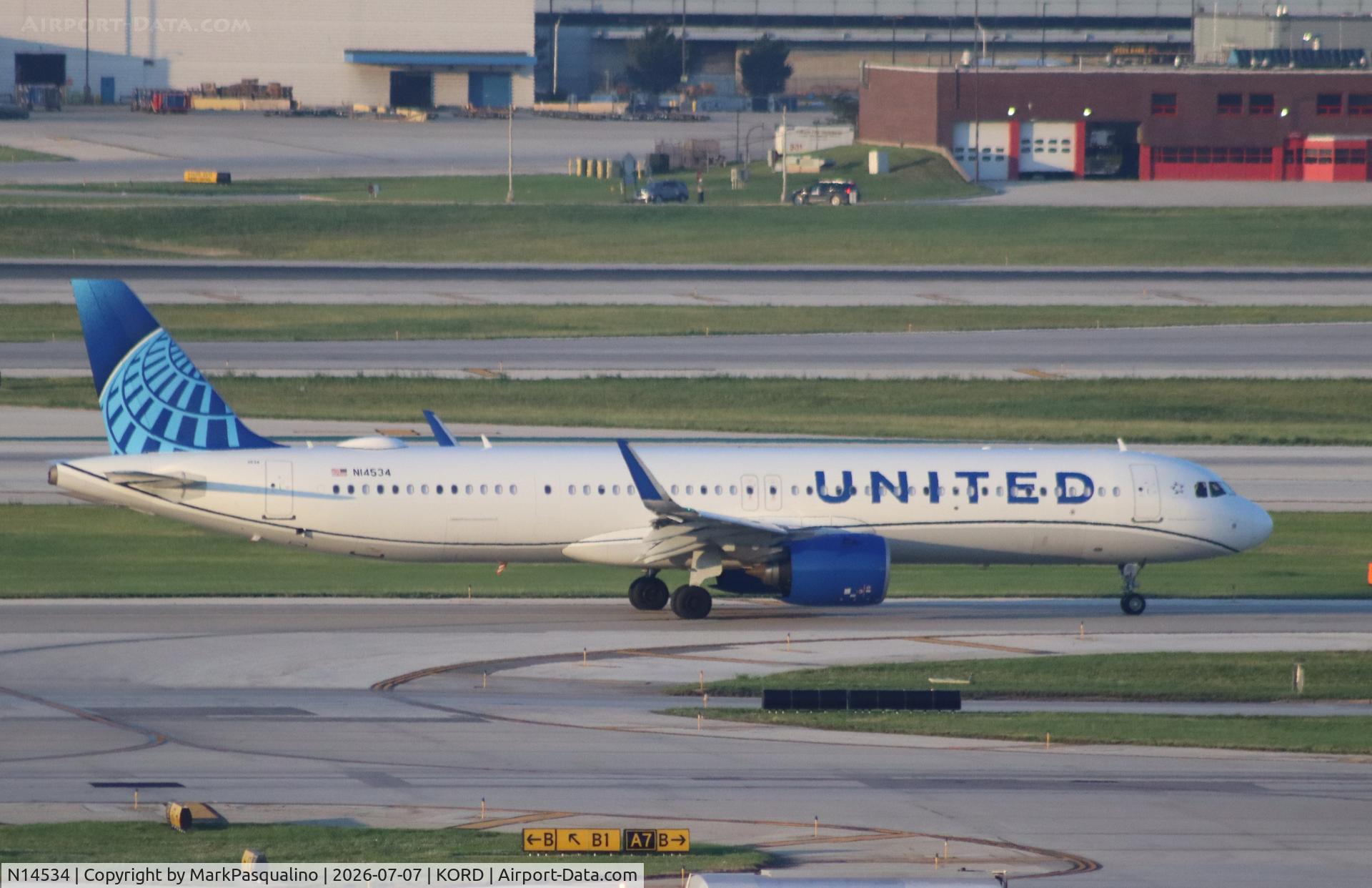N14534, 2025 Airbus A321-271NX, c/n 12307, Airbus A321-271NX